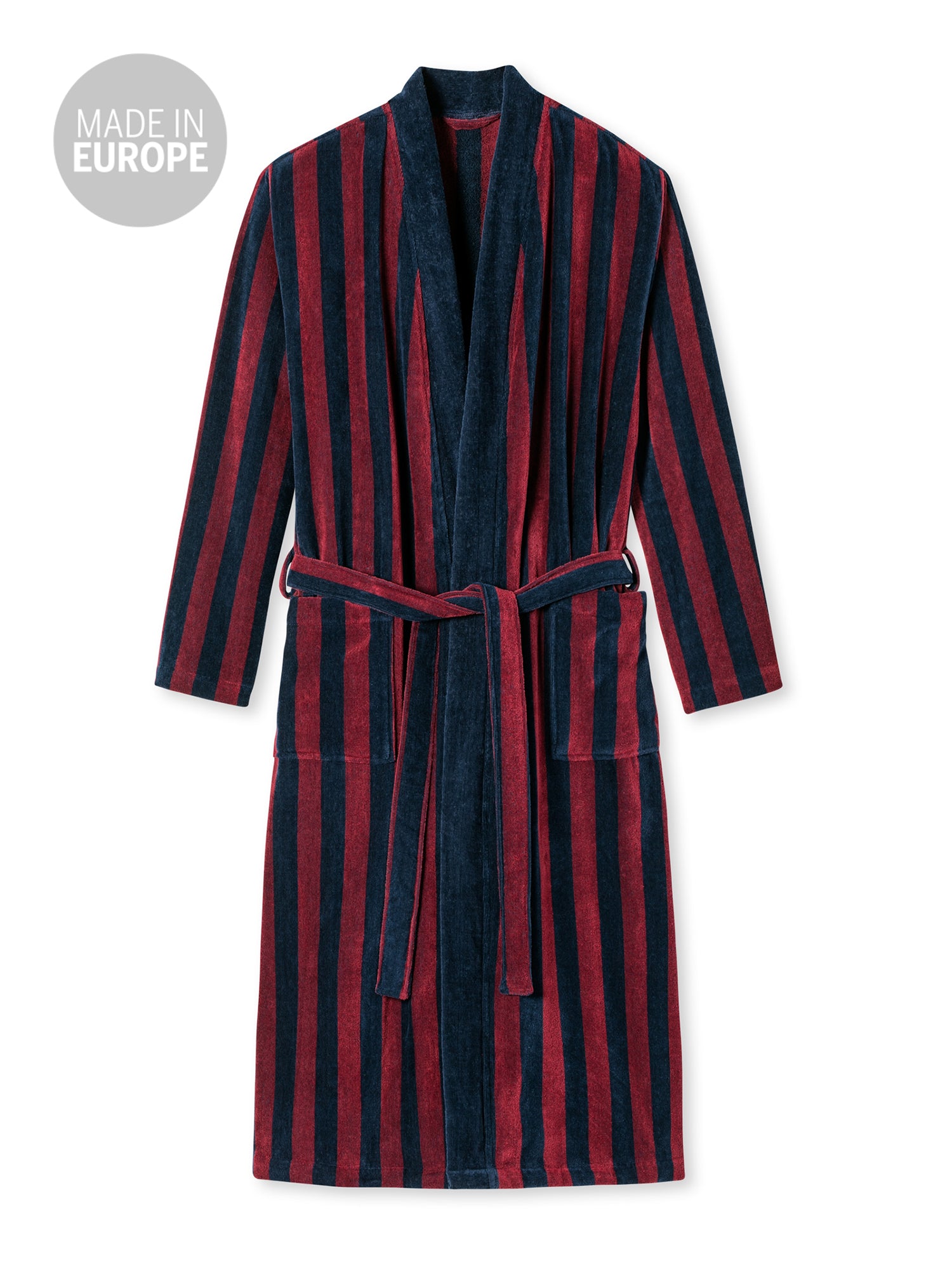 SCHIESSER Herren Bademantel Timeless Comfort