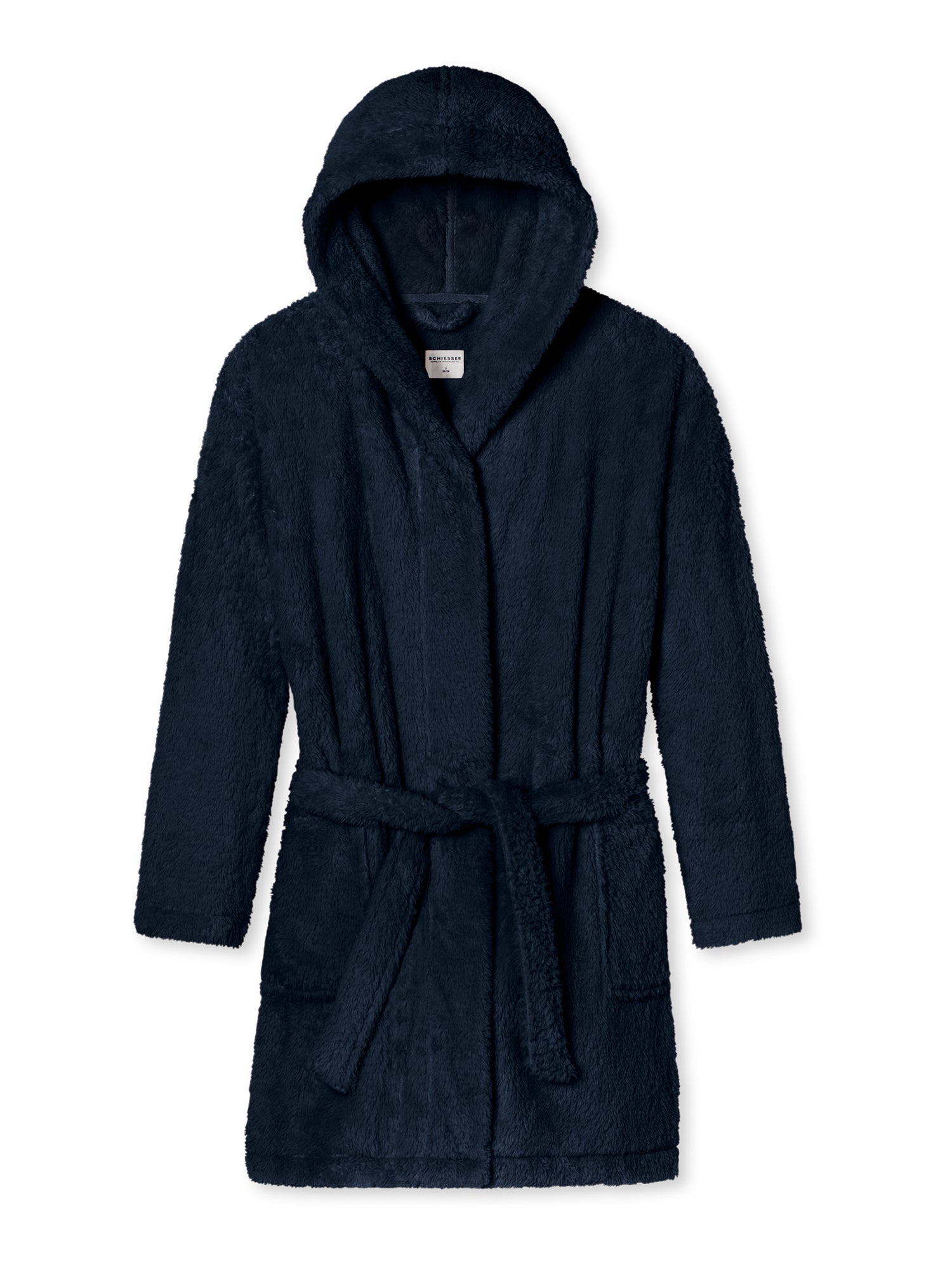 SCHIESSER Damen Bademantel Teddy Fleece