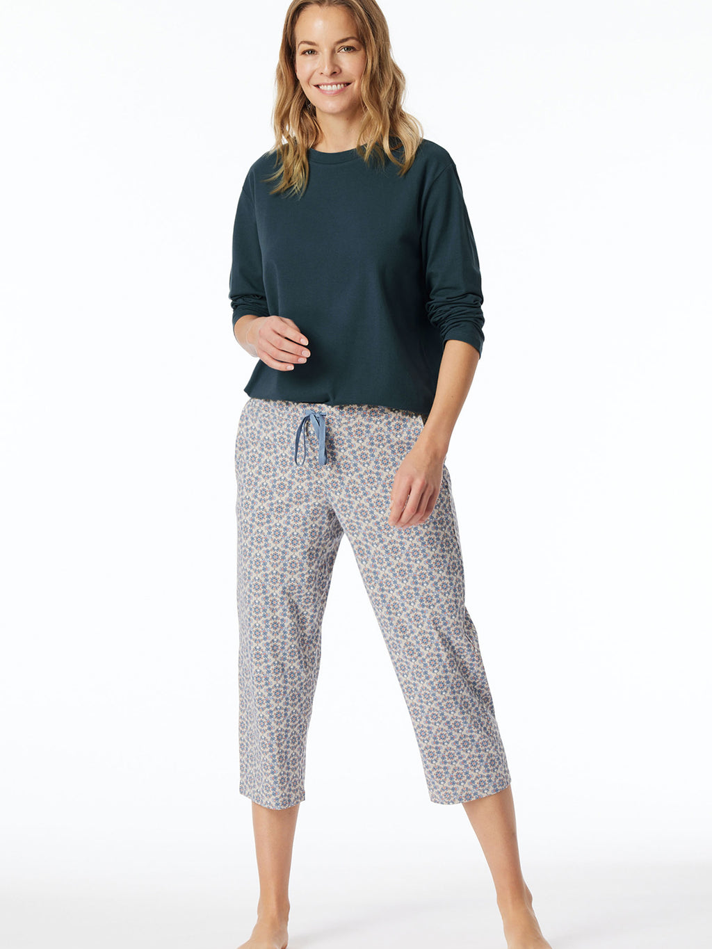 hellblau, beige / 34