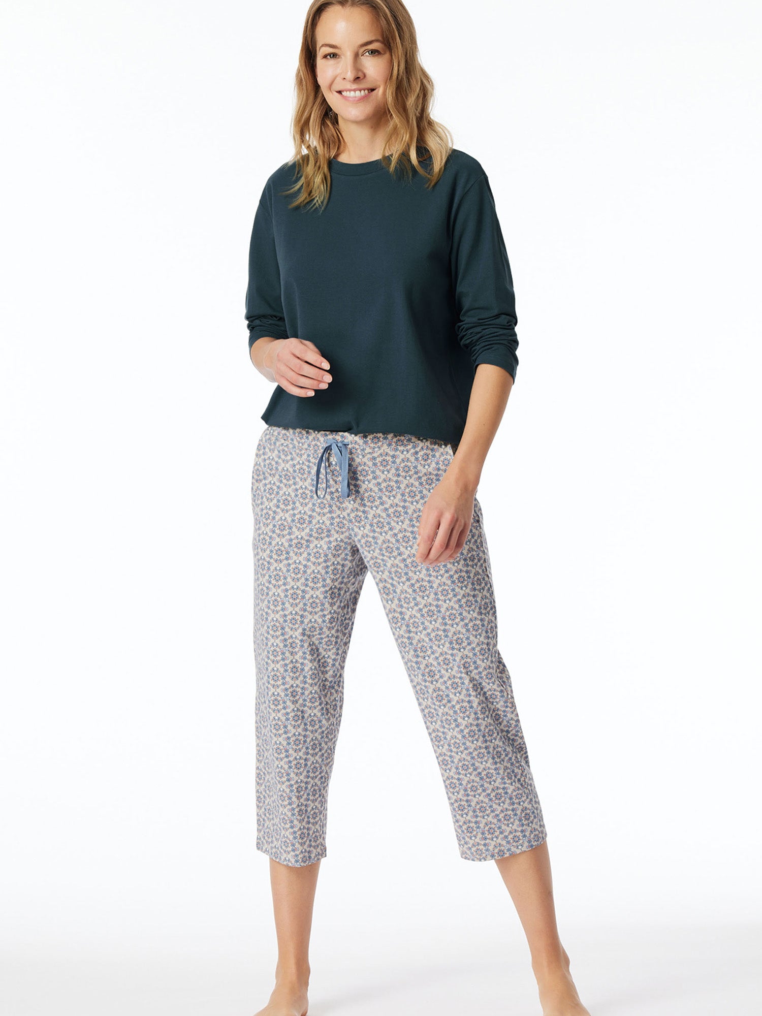hellblau, beige / 34