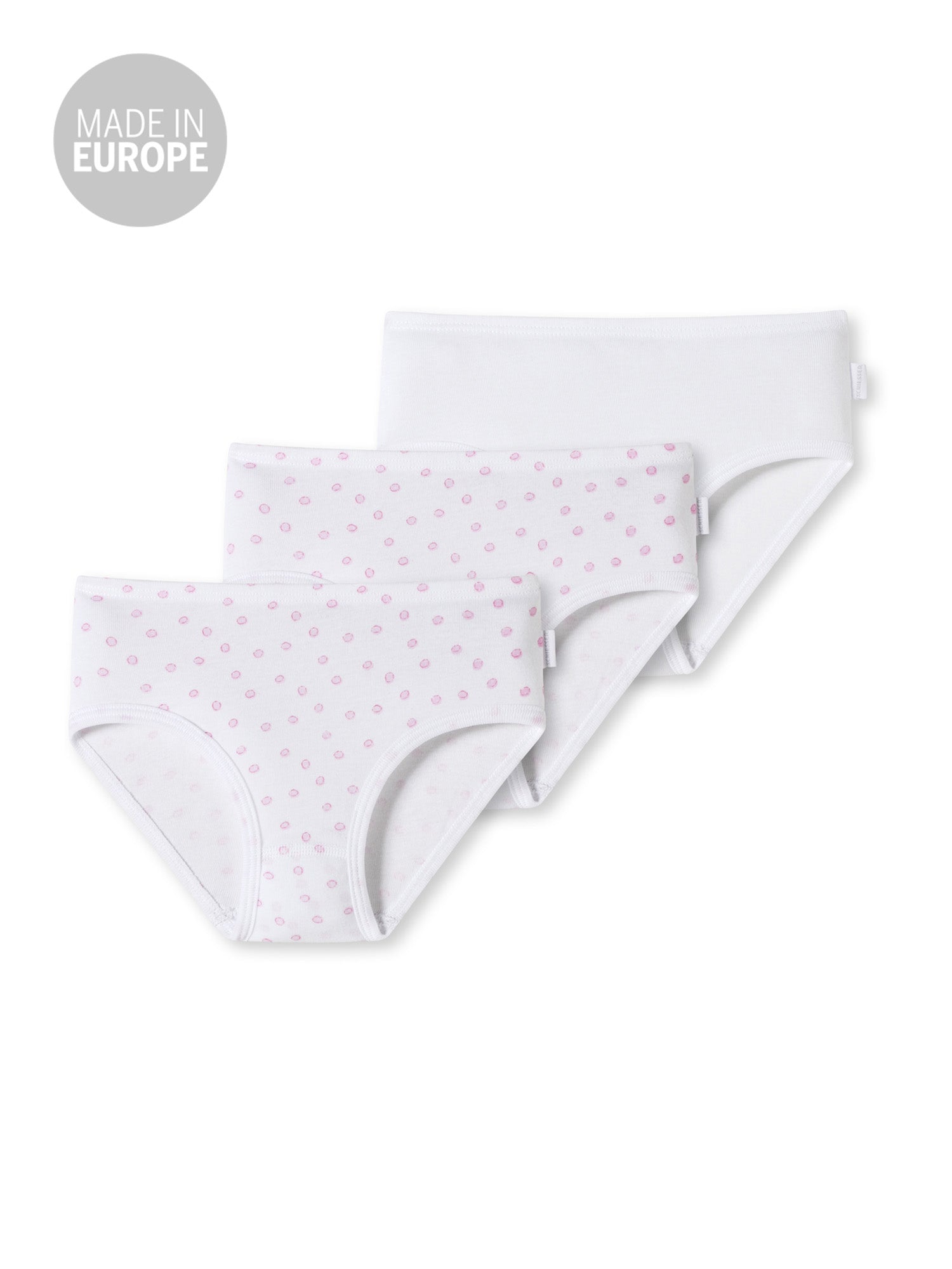 SCHIESSER Mädchen Slip Fine Rib Organic Cotton 3er Pack