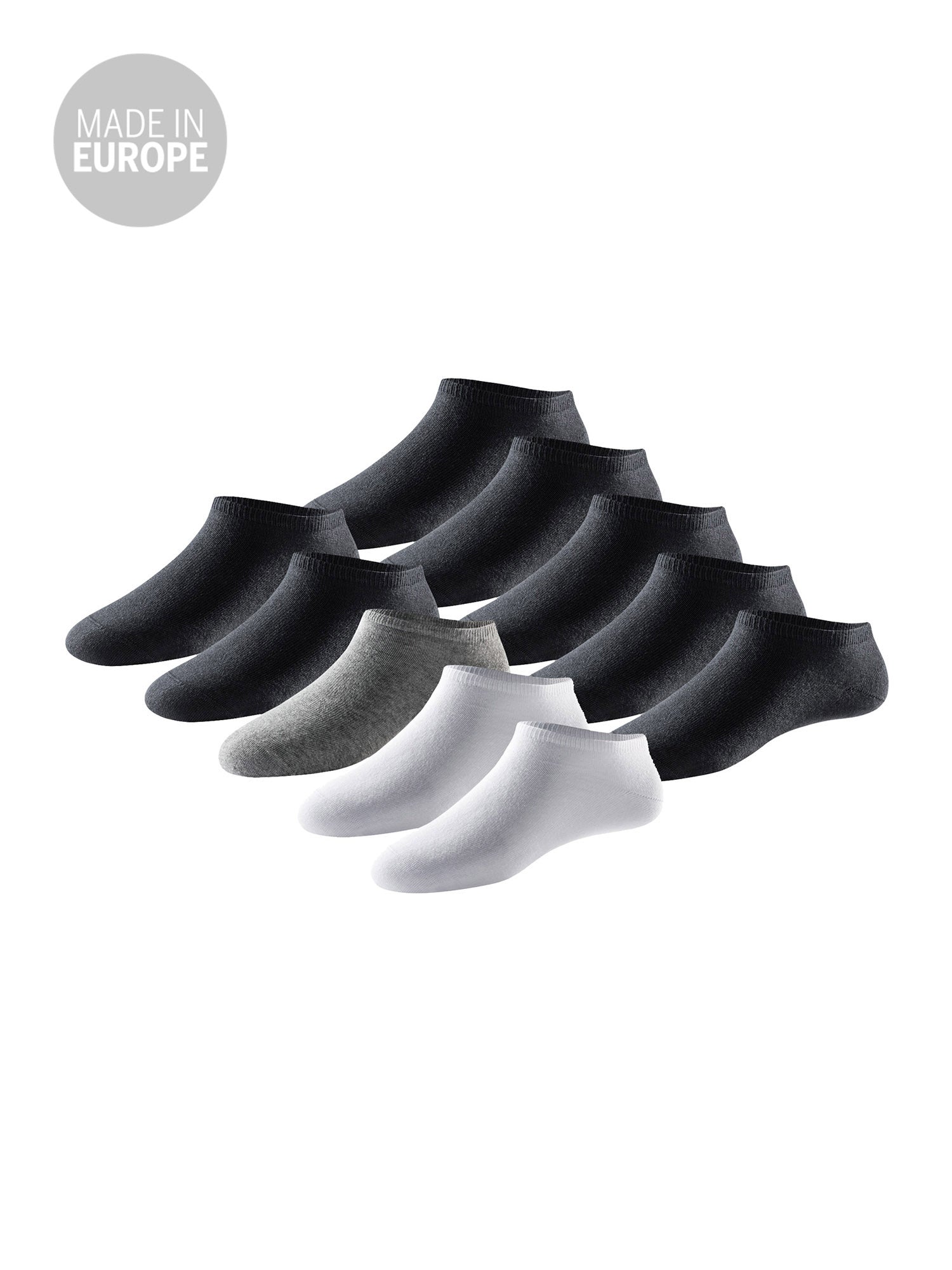 SCHIESSER Damen Sneakersocken Bluebird 10er Pack