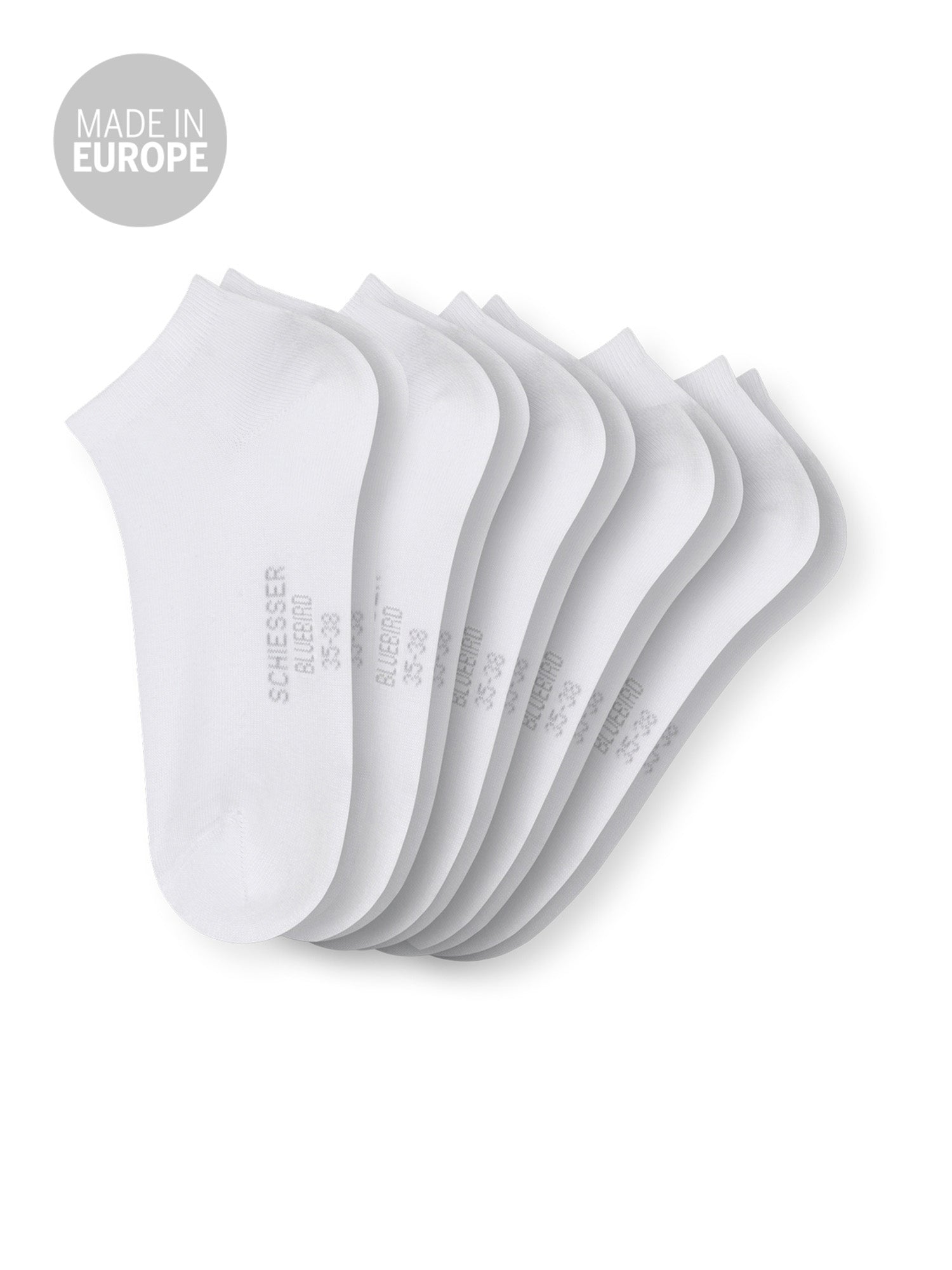 SCHIESSER Damen Sneakersocken Bluebird 5er Pack