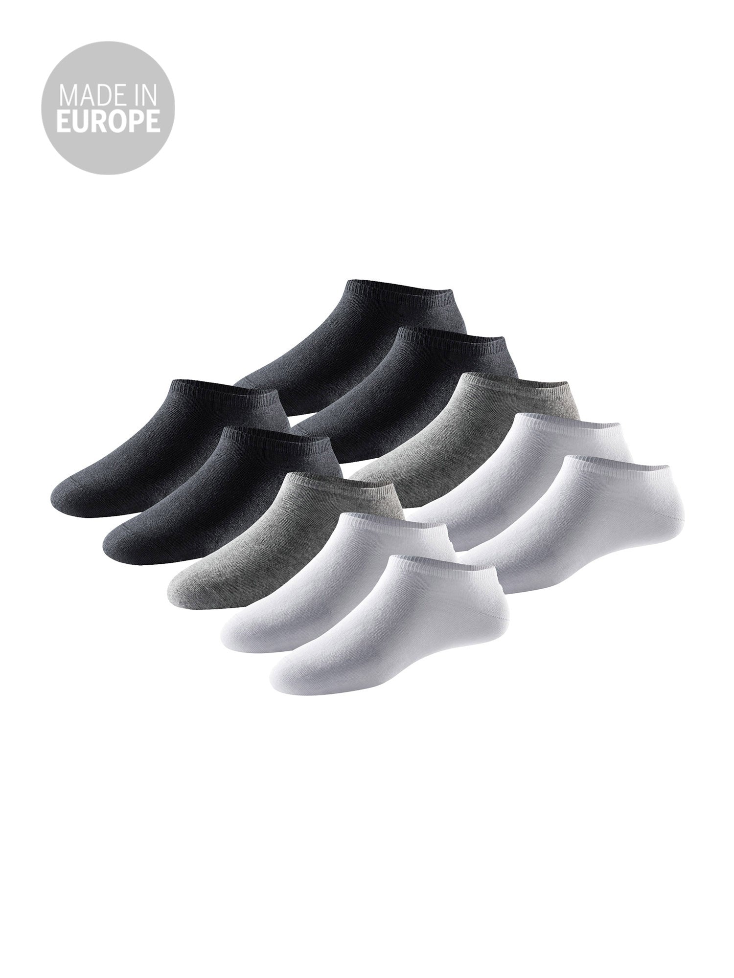 SCHIESSER Herren Sneakersocken Bluebird 10er Pack