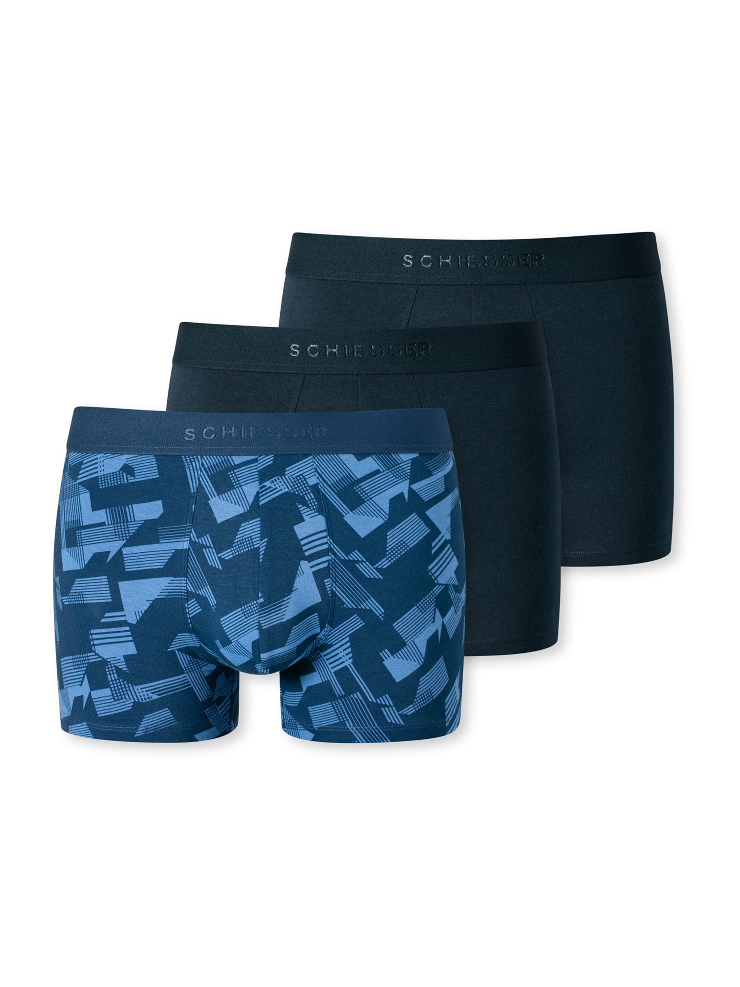 SCHIESSER Herren Trunks 95/5 3er Pack