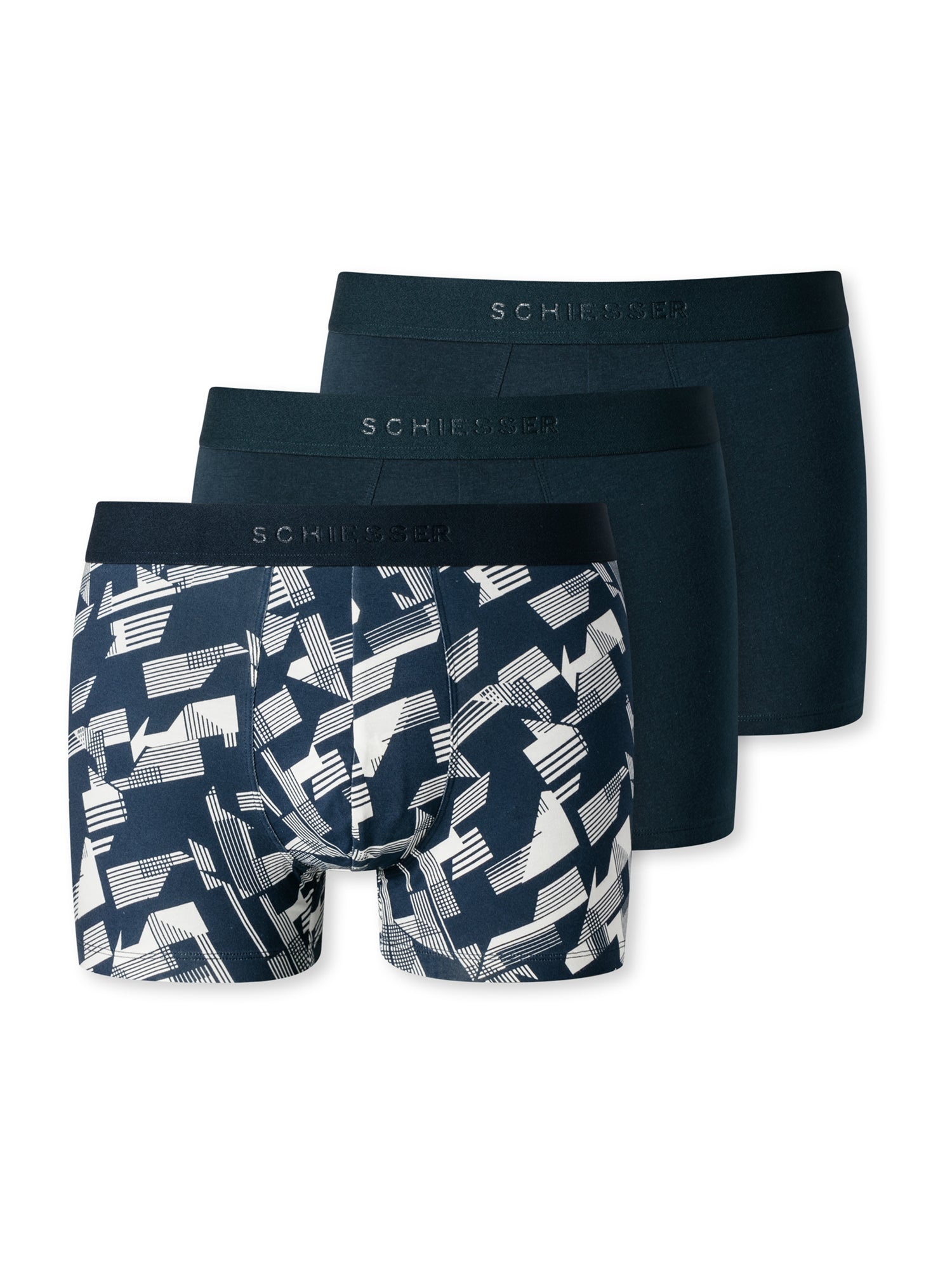 SCHIESSER Herren Trunks 95/5 3er Pack