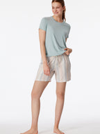 beige, blau / 34