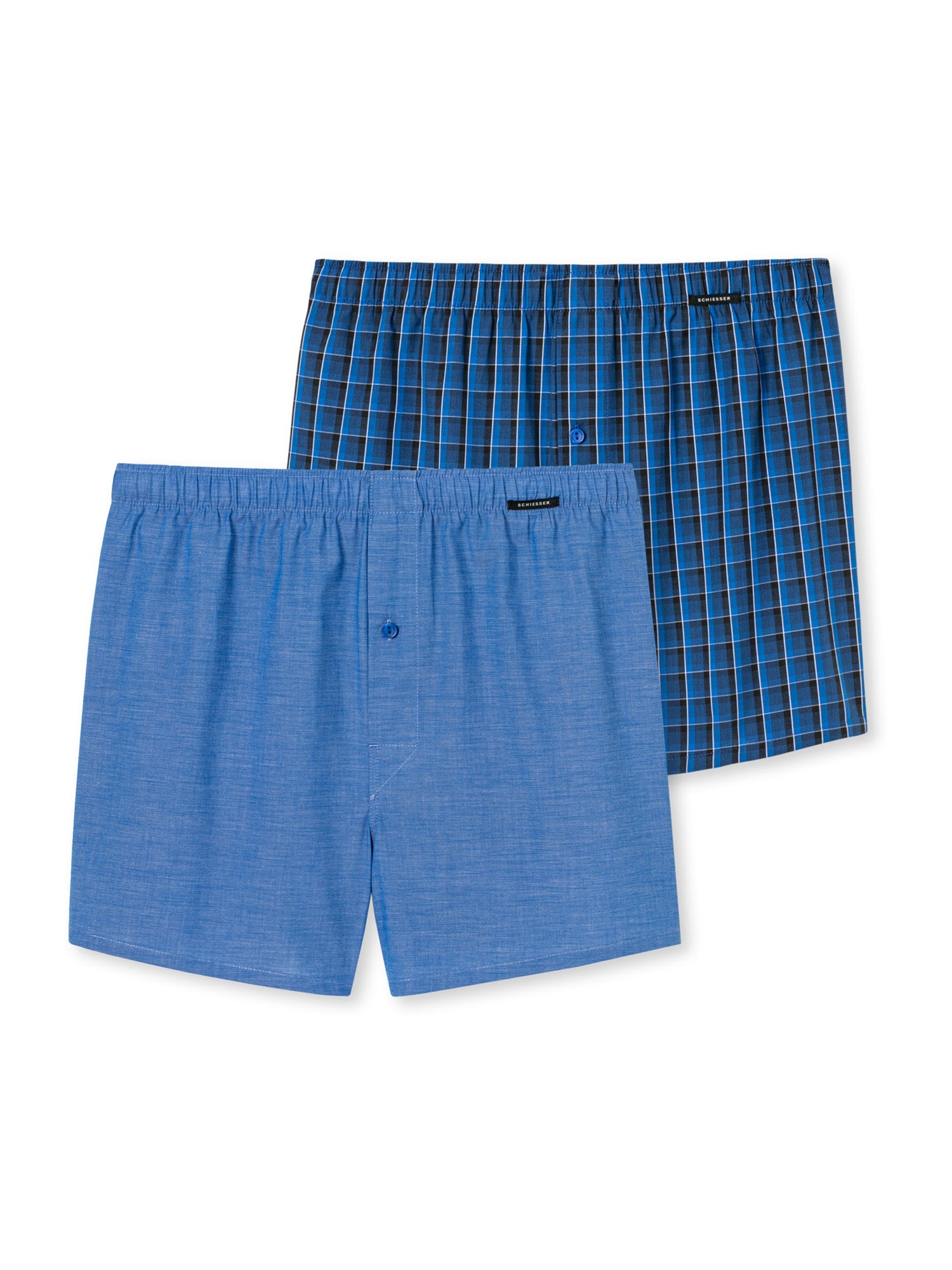 SCHIESSER Herren Boxershorts 2er Pack
