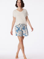 beige, blau / 34