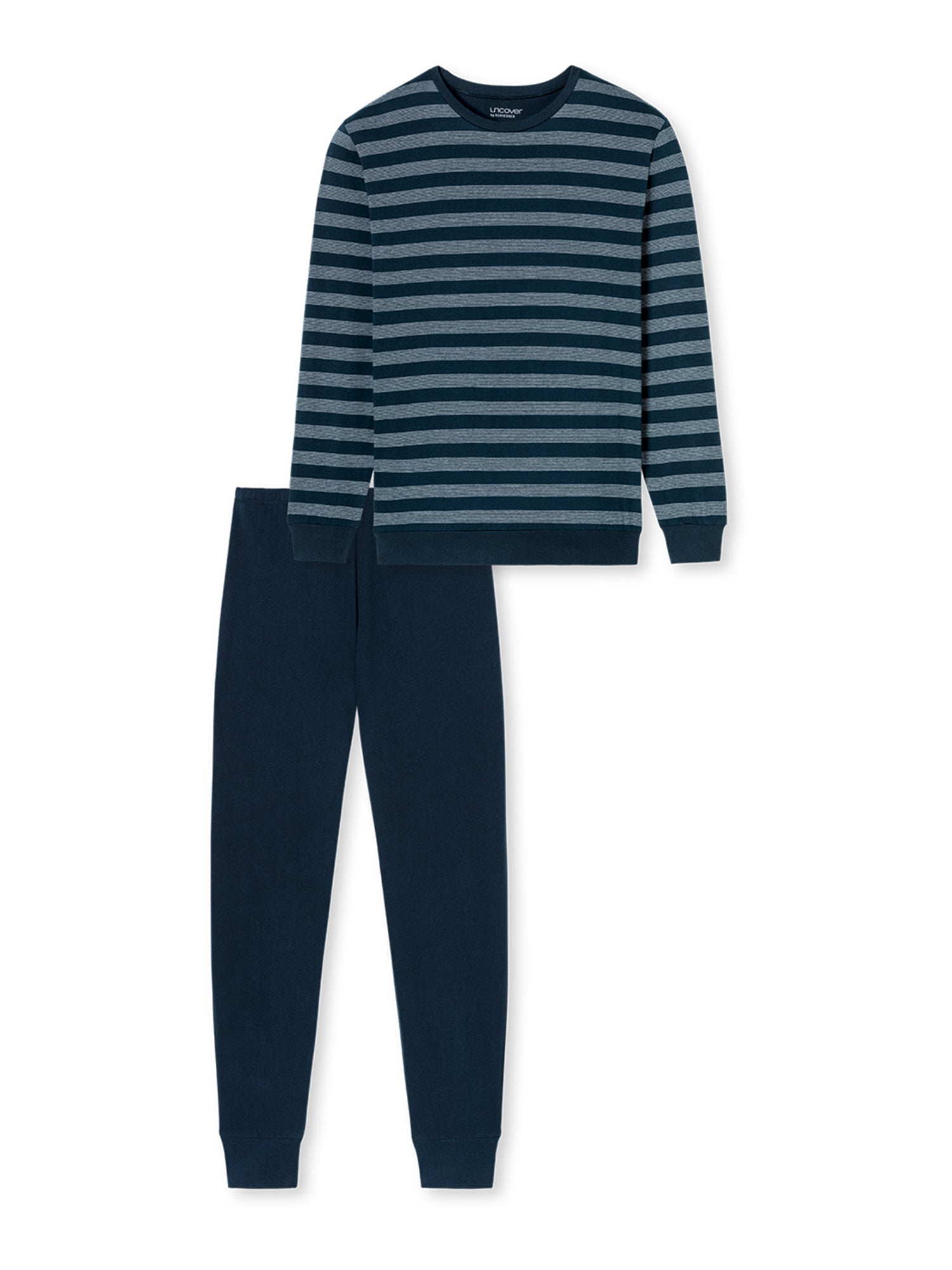 SCHIESSER Herren Pyjama Uncover Nightwear Lang