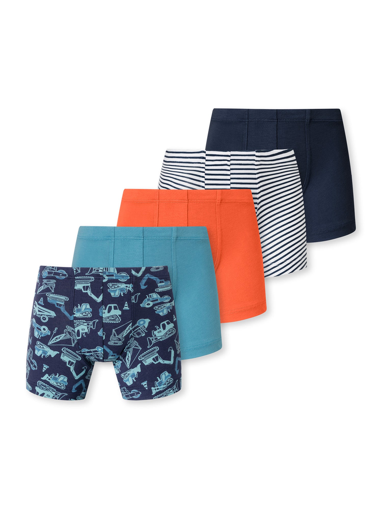 blau, weiss, orange / 104