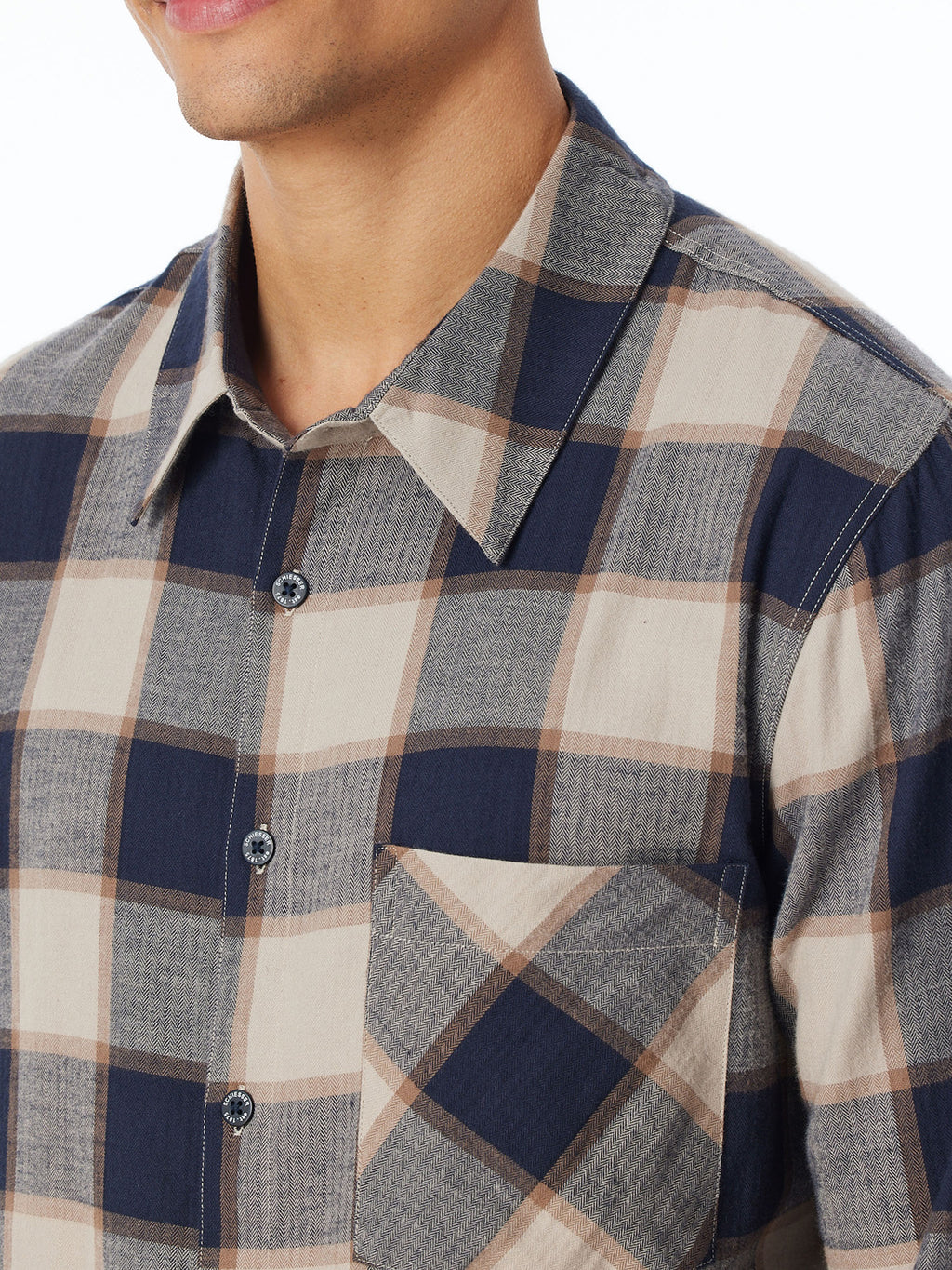 beige, blau / 48
