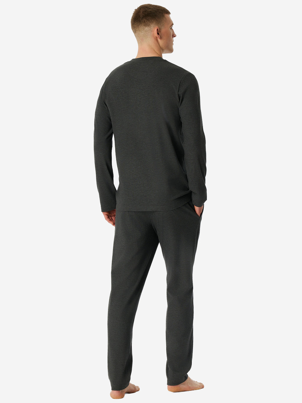 Schiesser Men's Pyjamas Selected Premium Warming