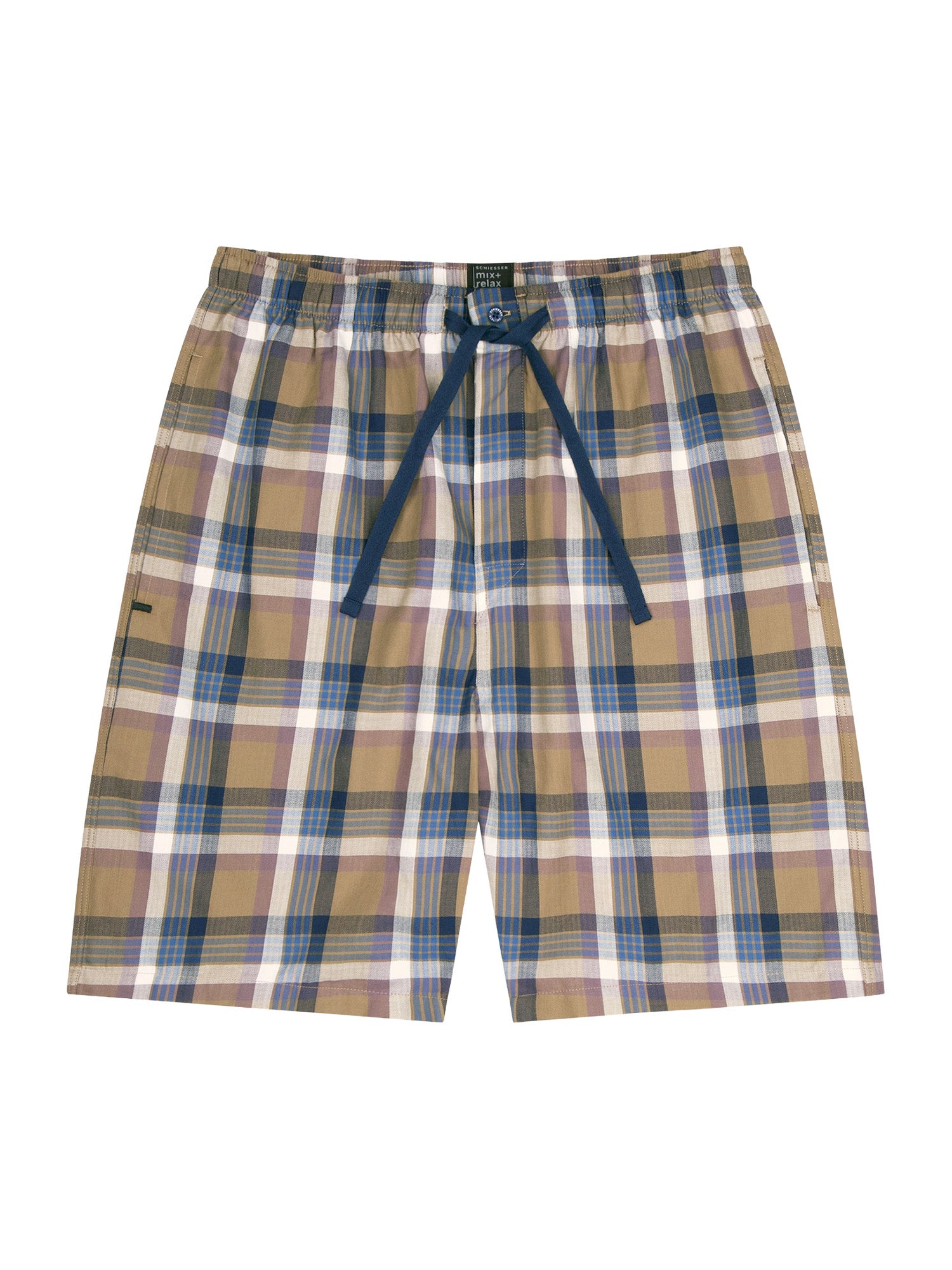 SCHIESSER Herren Pyjamashorts Mix & Relax