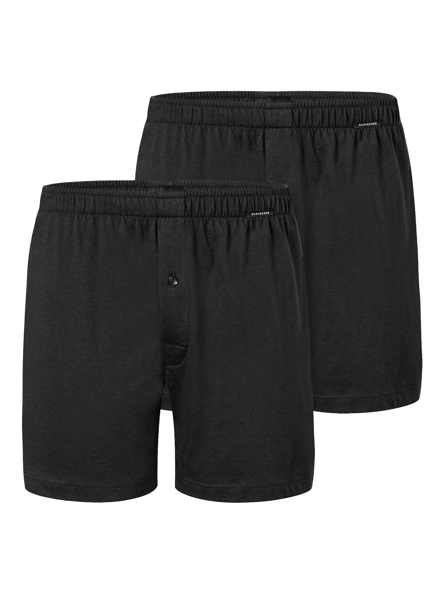 SCHIESSER Herren Boxershorts Basic 2er Pack
