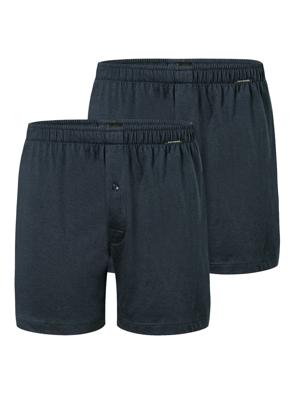 SCHIESSER Herren Boxershorts Basic 2er Pack