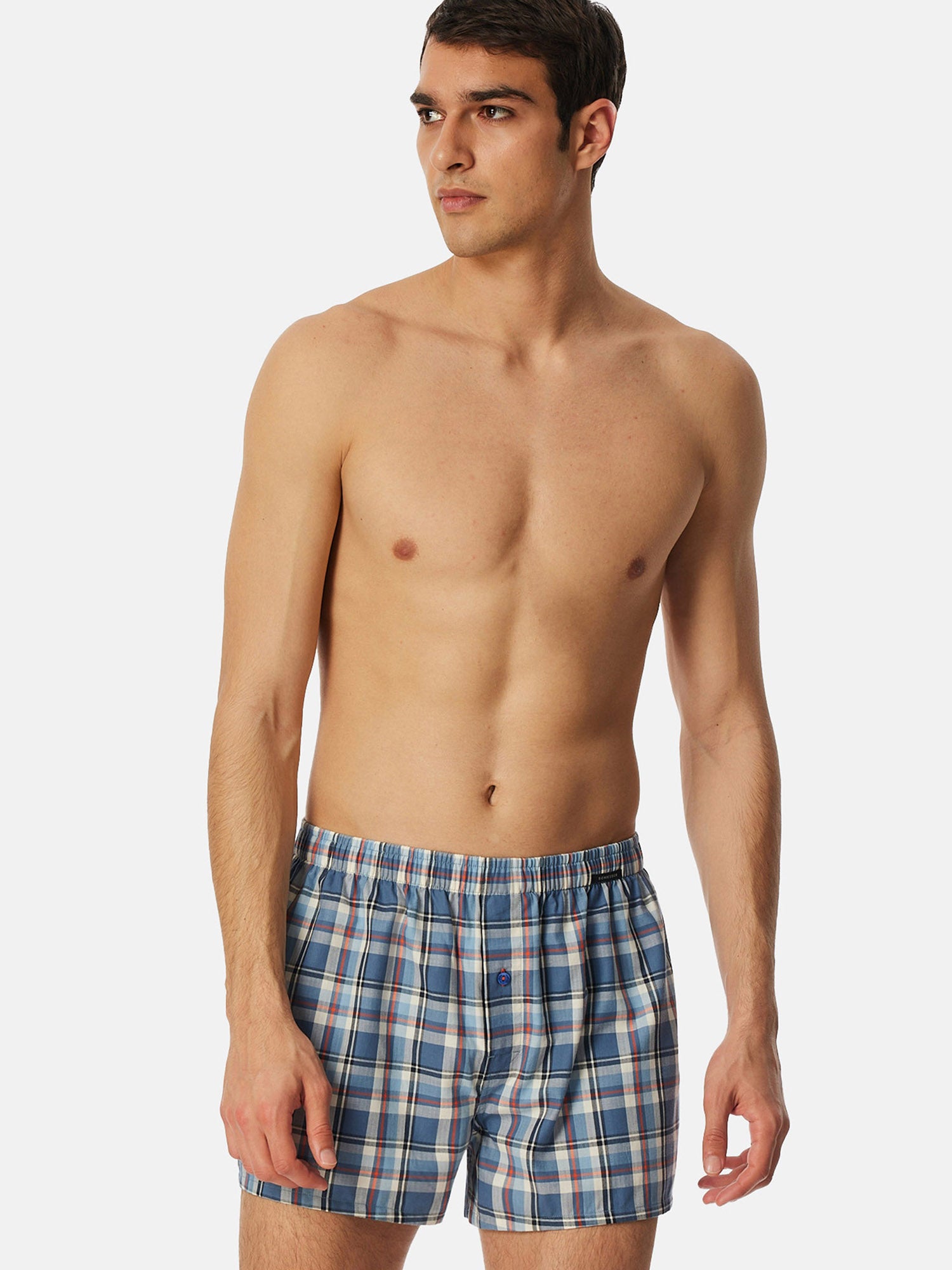 SCHIESSER Herren Boxershorts Web 2er Pack