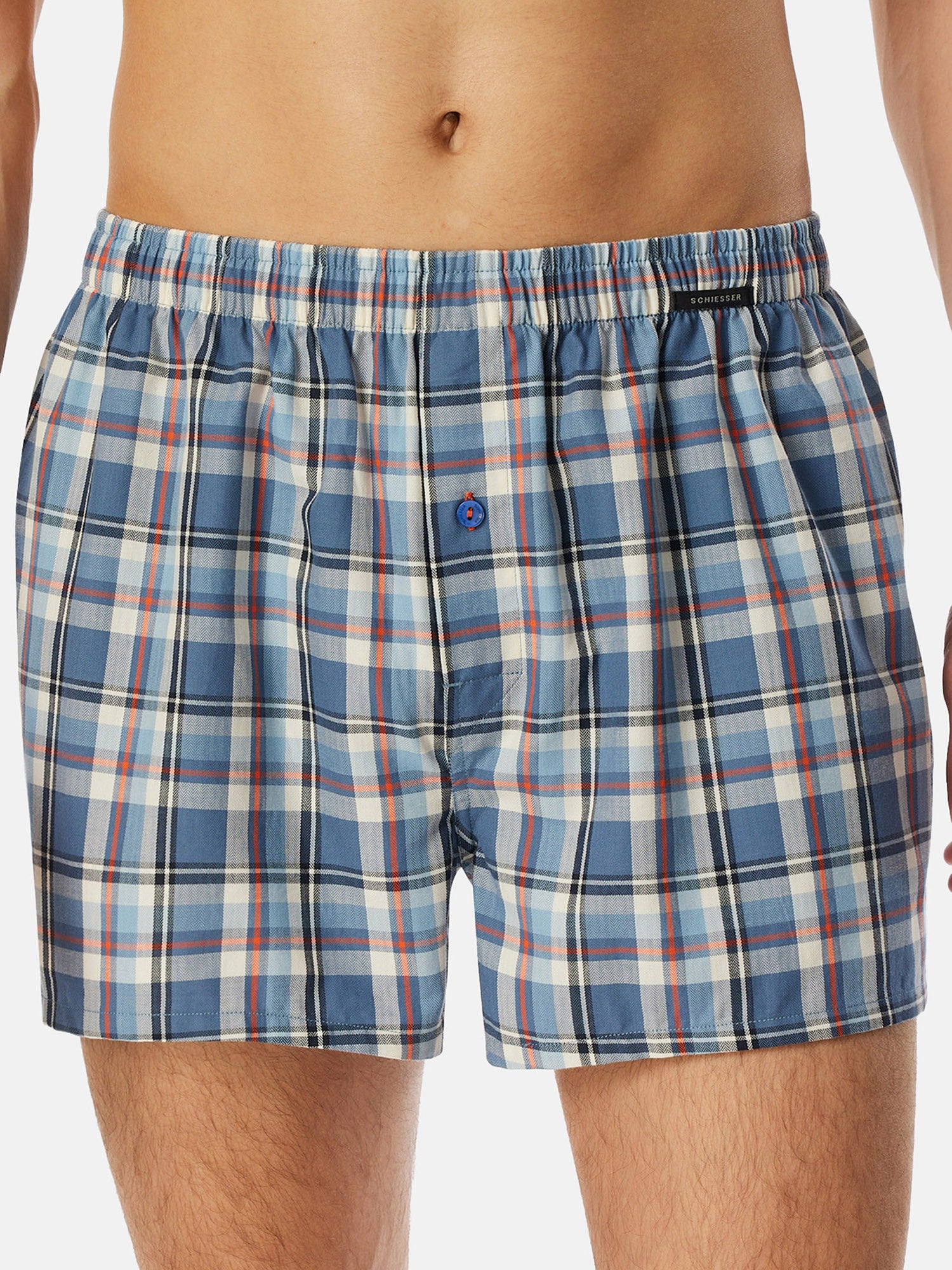 SCHIESSER Herren Boxershorts Web 2er Pack