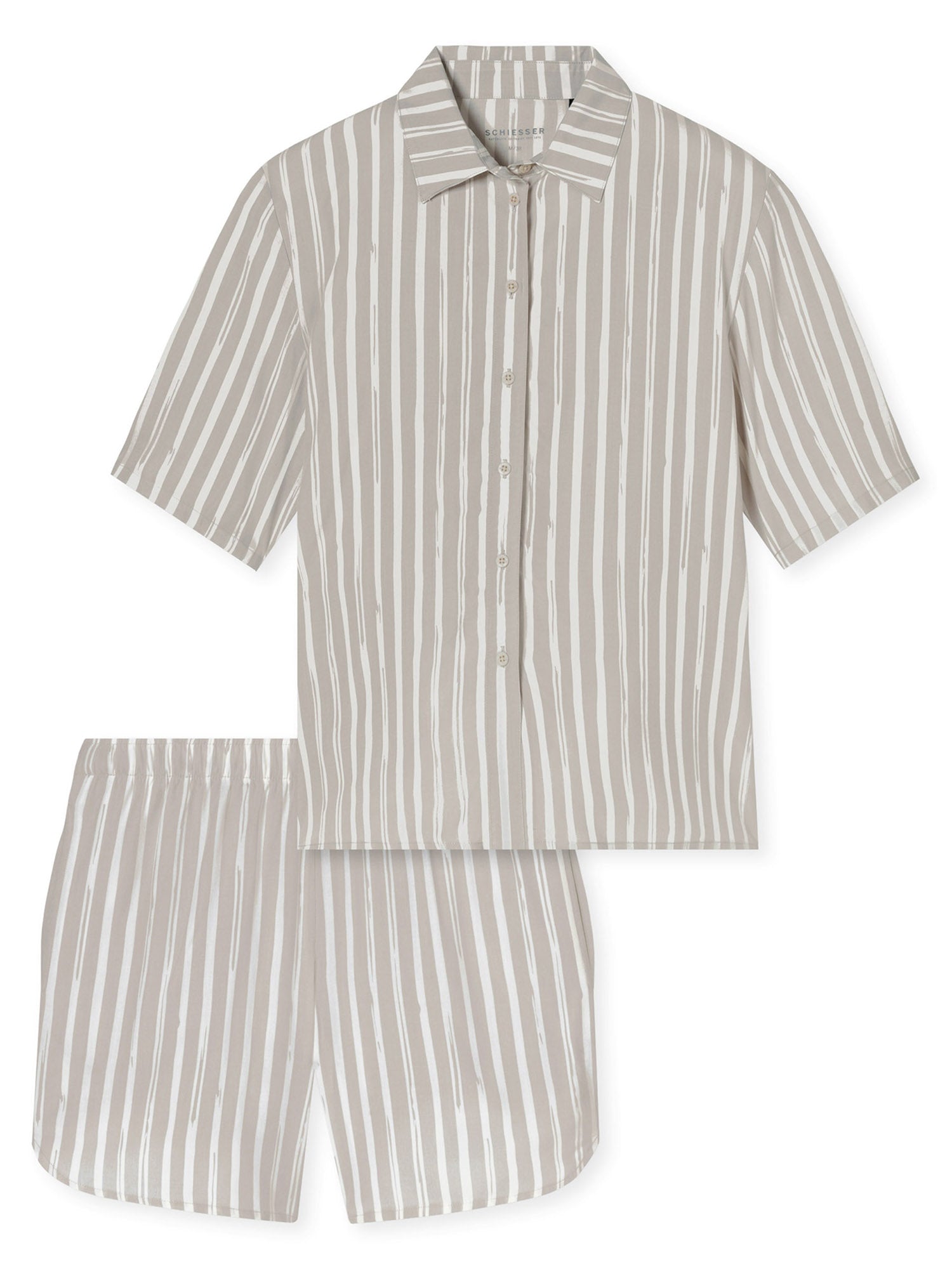 SCHIESSER Damen Pyjama Selected Premium 7/8 Kurz