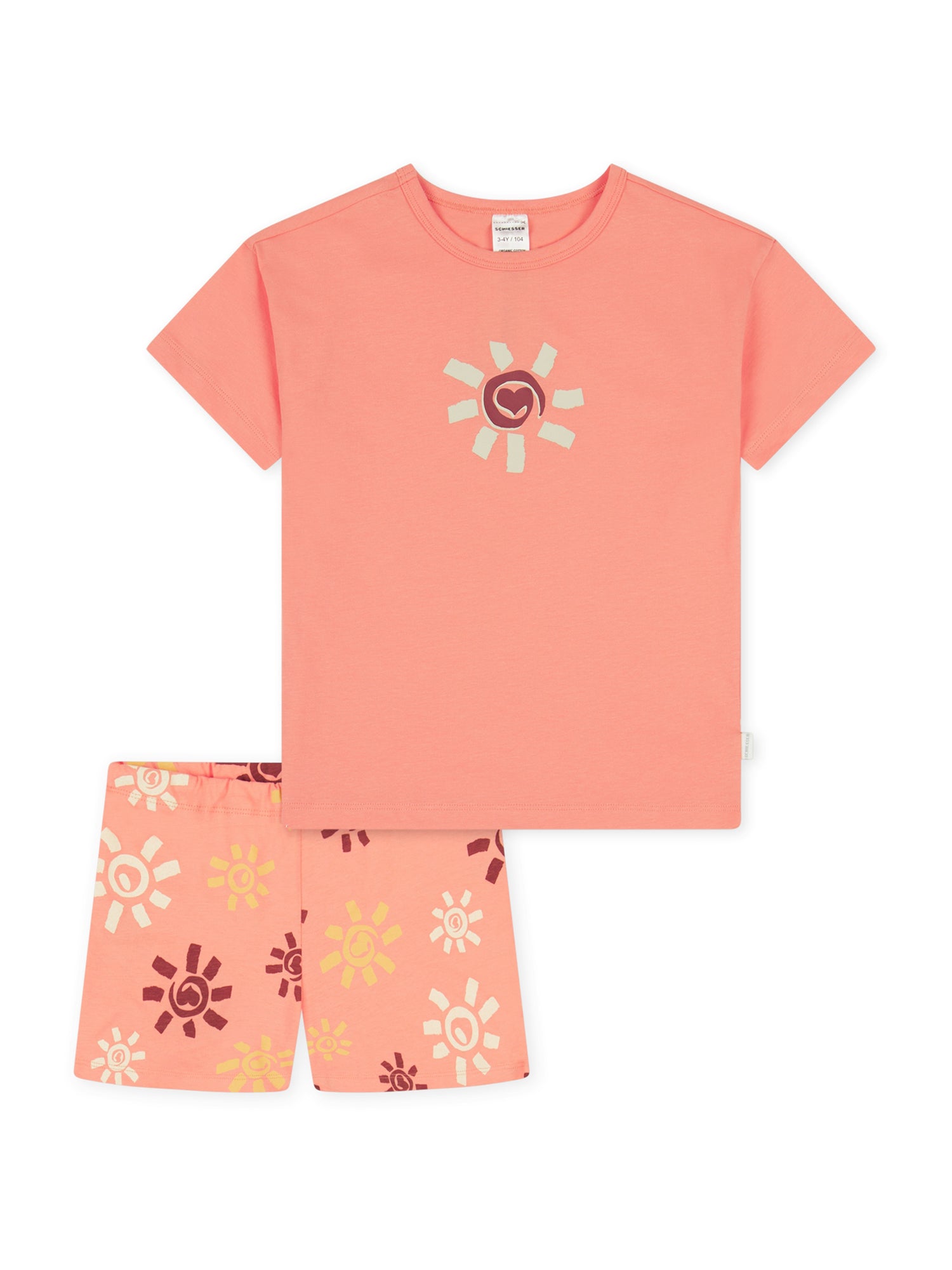 SCHIESSER Mädchen Pyjama Girls World Kurz