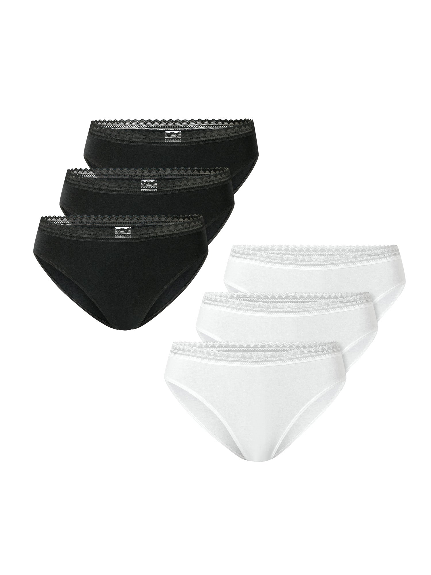 SCHIESSER Damen Slip Rio Modern 6er Pack