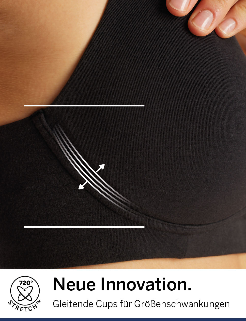 SCHIESSER Damen BH Unique Cotton Bügellos