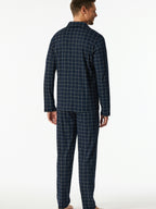 Schiesser Men's Long Pyjamas - Fine Interlock