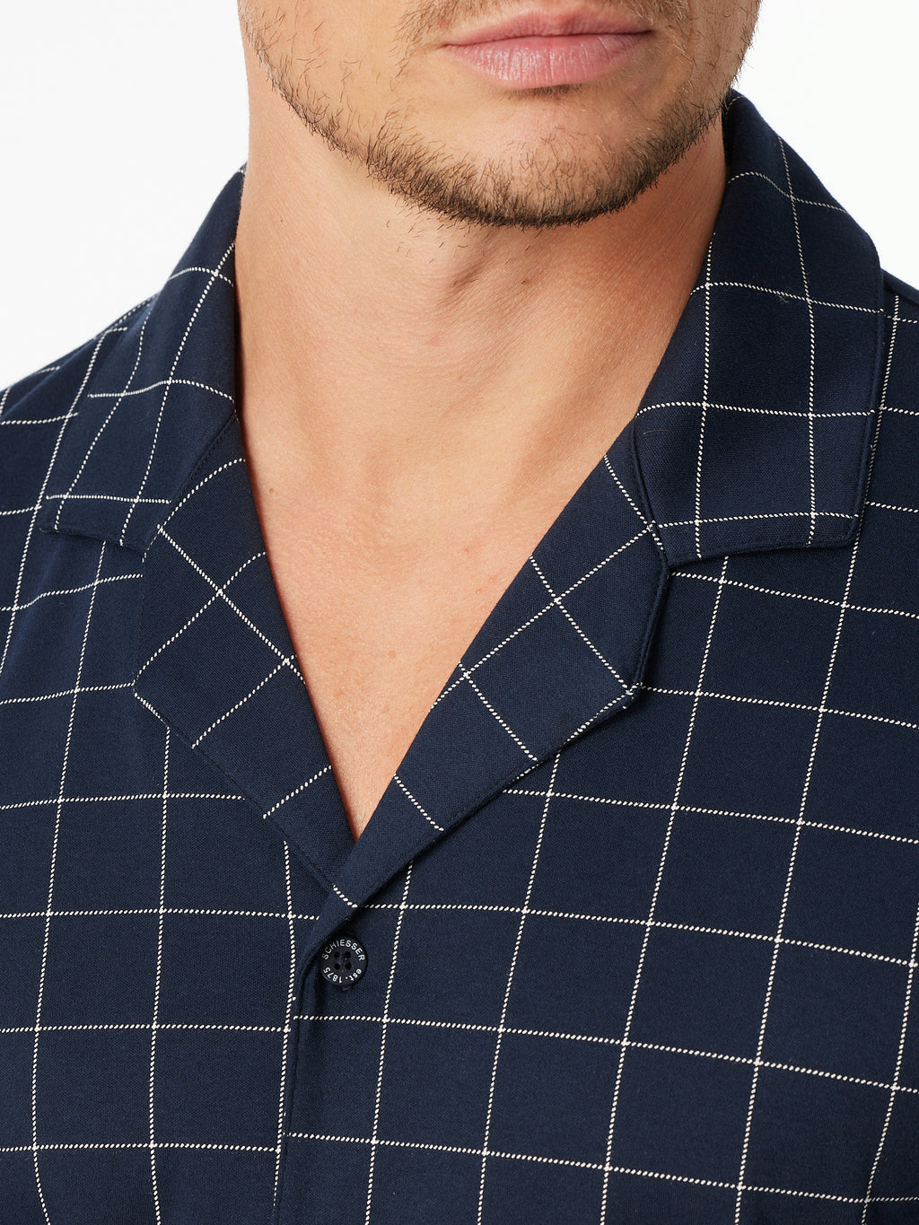 Schiesser Men's Long Pyjamas - Fine Interlock