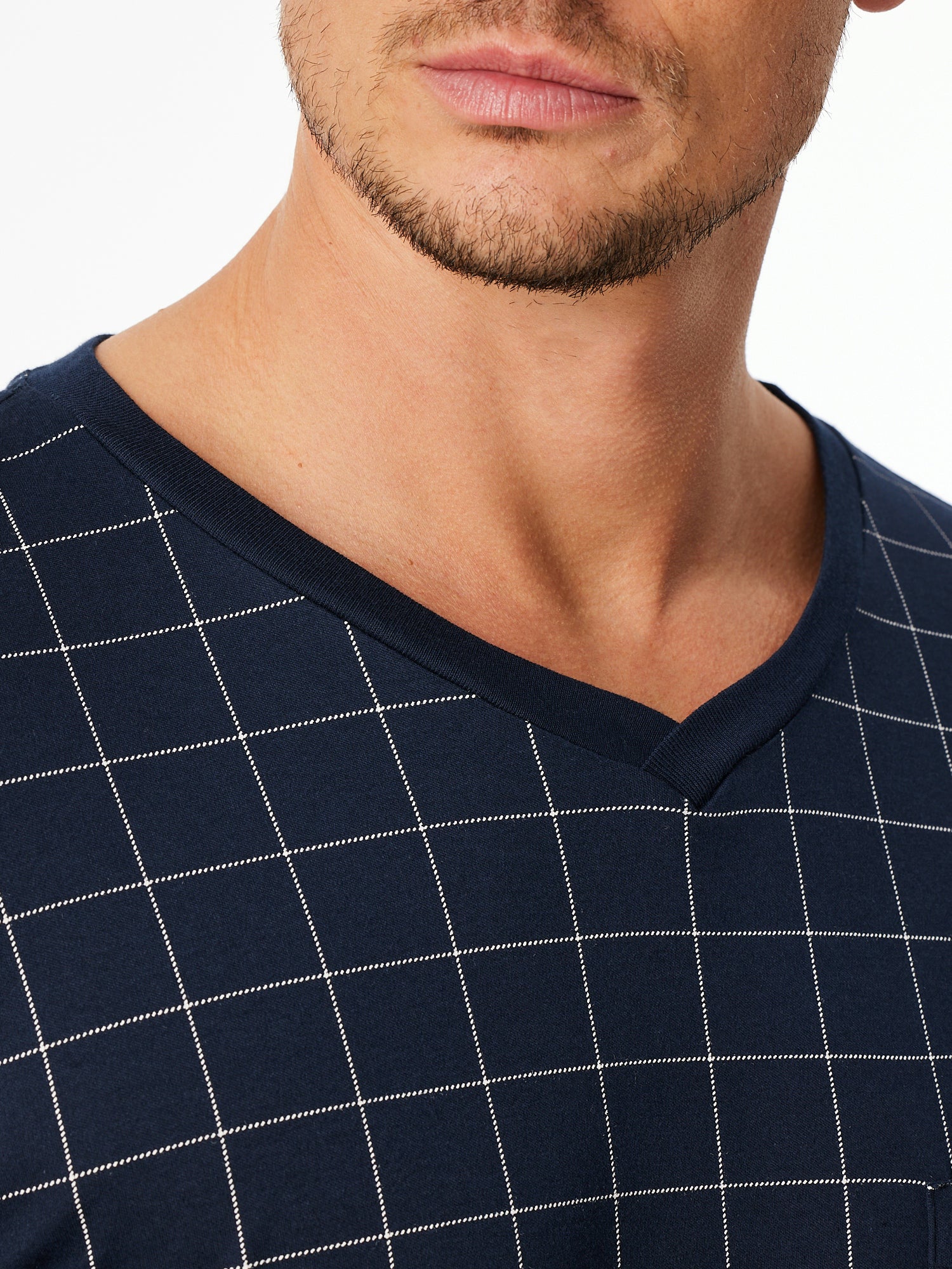 Schiesser Heren Lange Nachthemd - Fijne Interlock