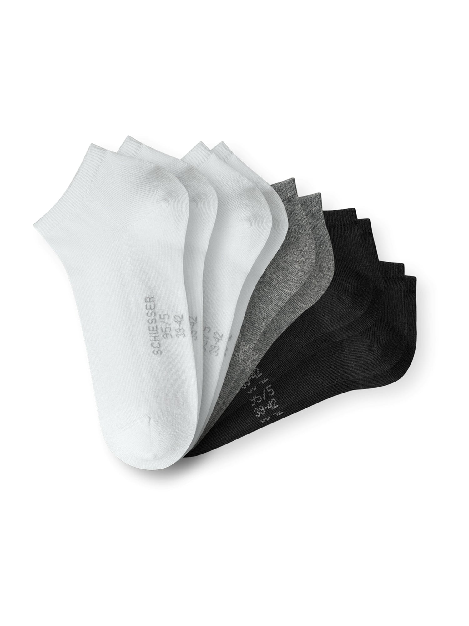 SCHIESSER Herren Sneakersocken Bluebird 5er Pack