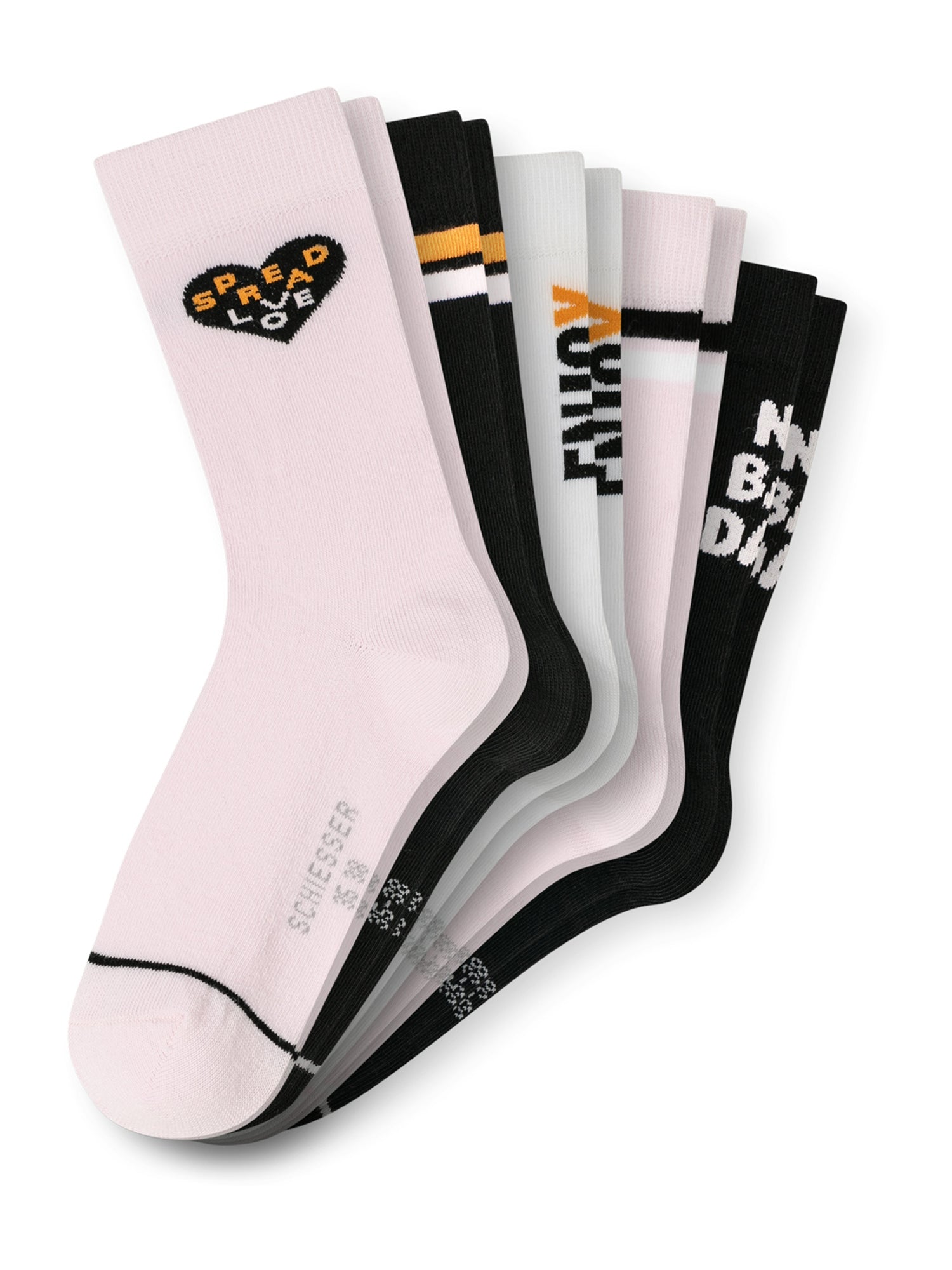SCHIESSER Mädchen Socken 5er Pack