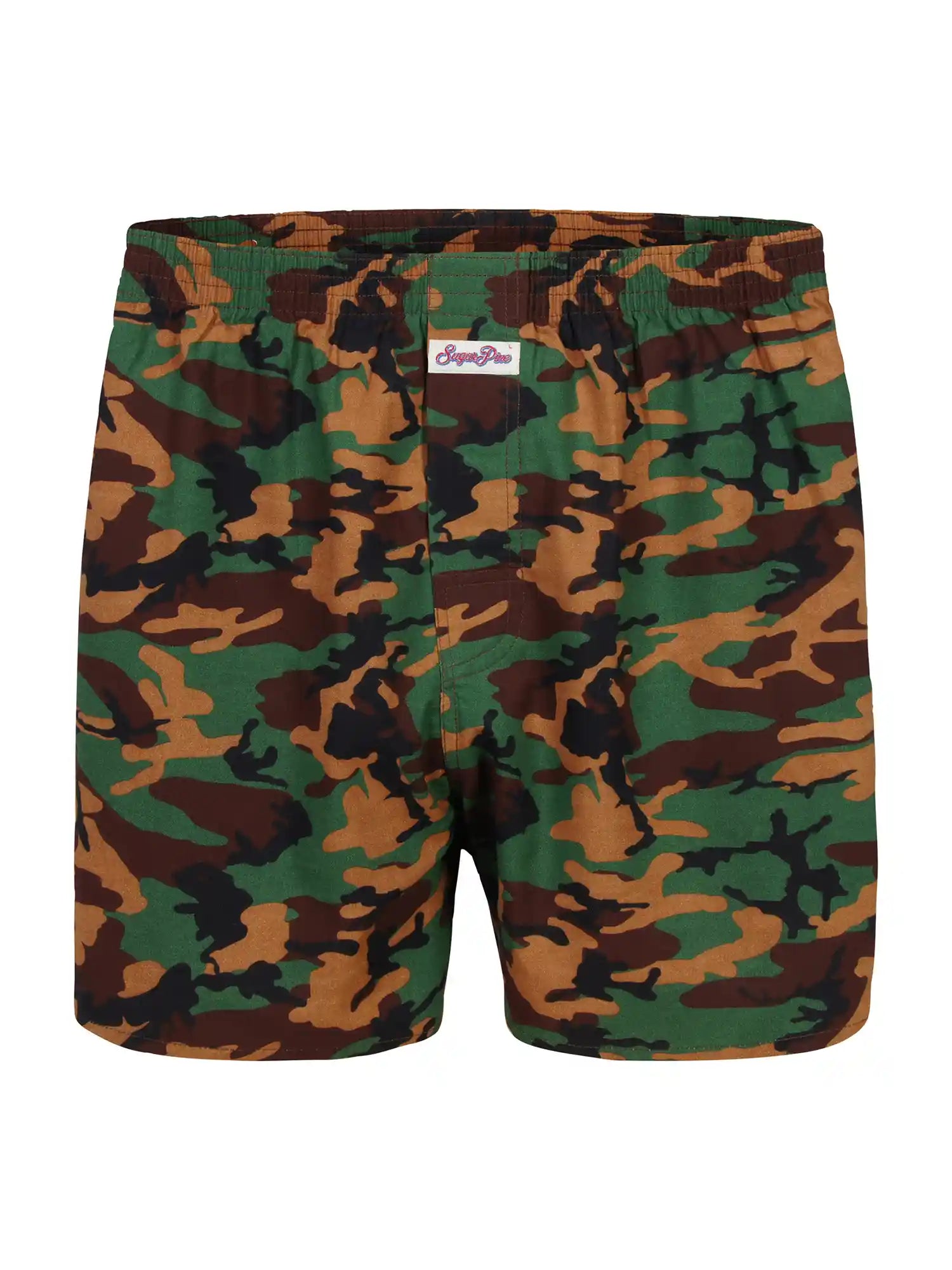 Sugar Pine herenboxershorts in vintage camouflageprint