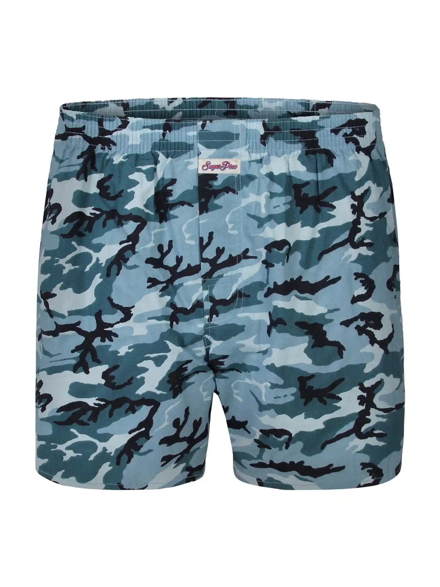 Sugar Pine herenboxershorts met sneeuwcamouflageprint