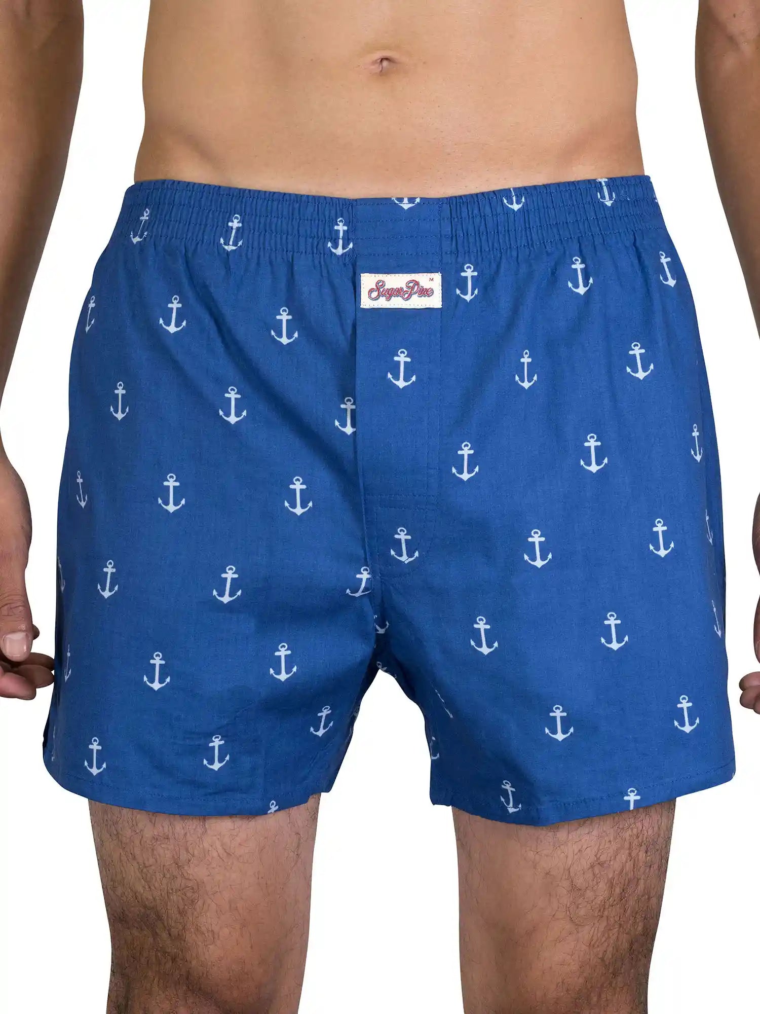 Sugar Pine herenboxershorts met ankermotief