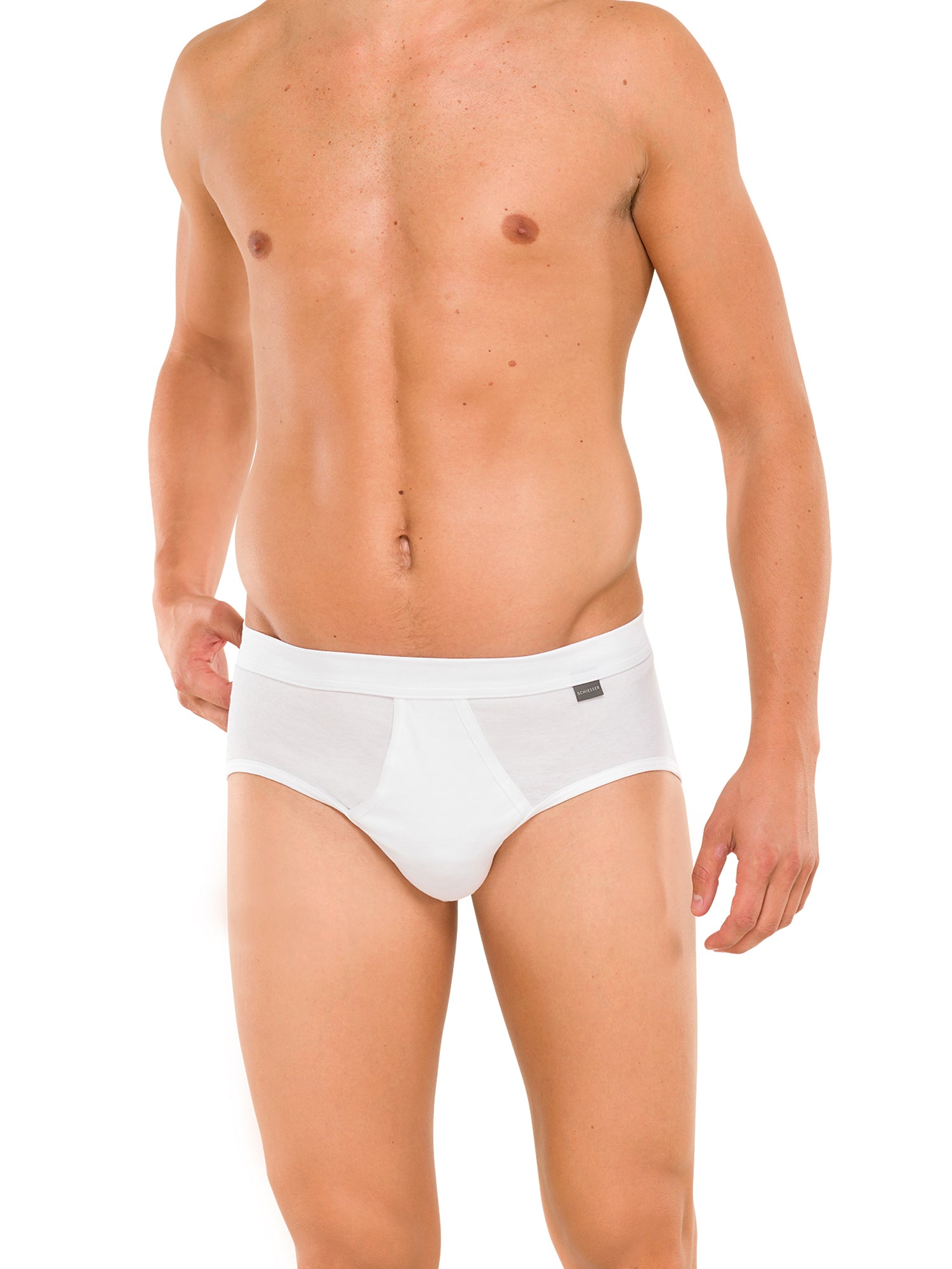 SCHIESSER Herren Slip Essentials 2er Pack