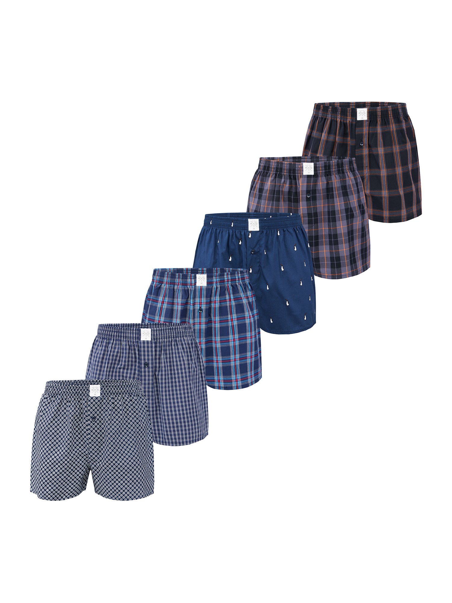 MG-1 Herren Boxershorts Classics 6er Pack