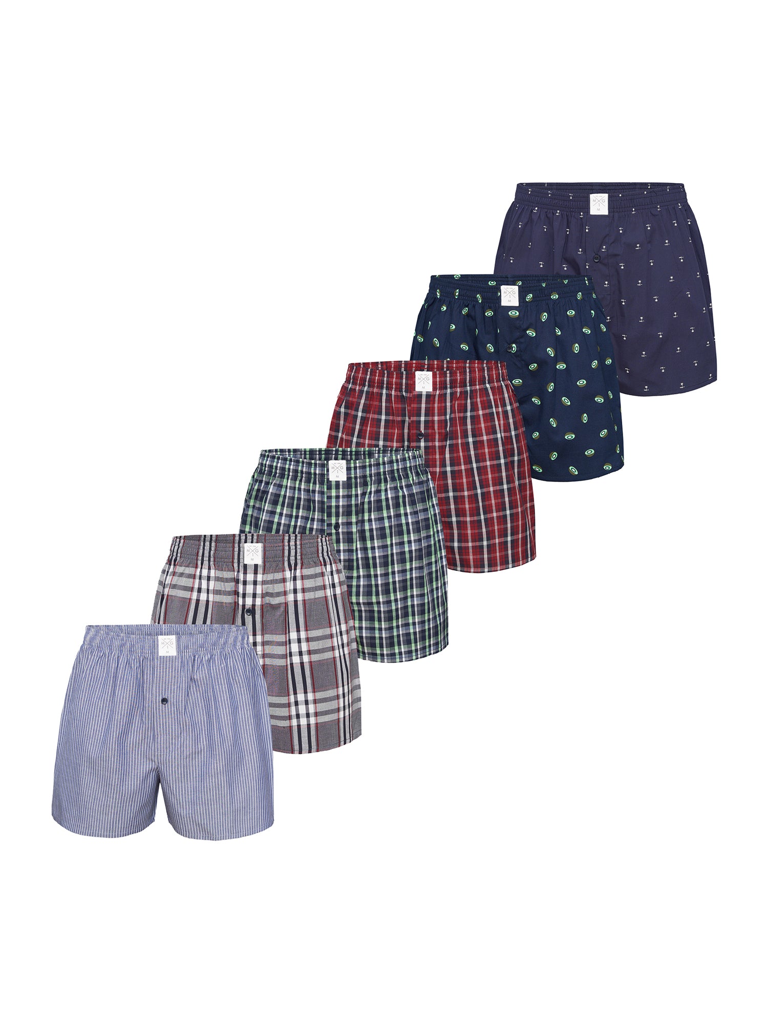 MG-1 Herren Boxershorts Classics 6er Pack