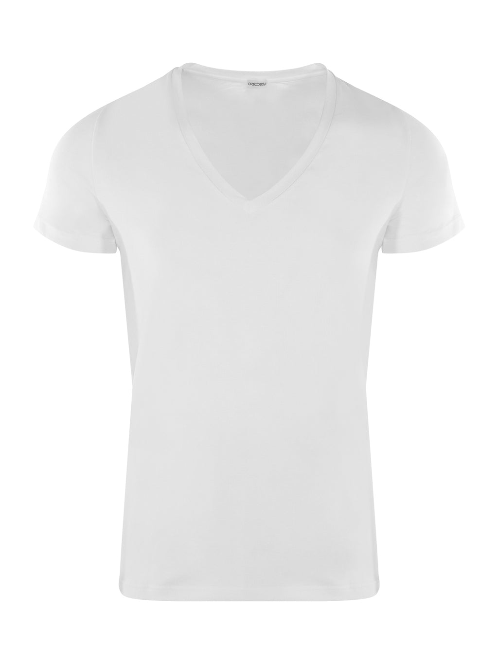 HOM Heren T-shirt Supreme Katoen V-hals