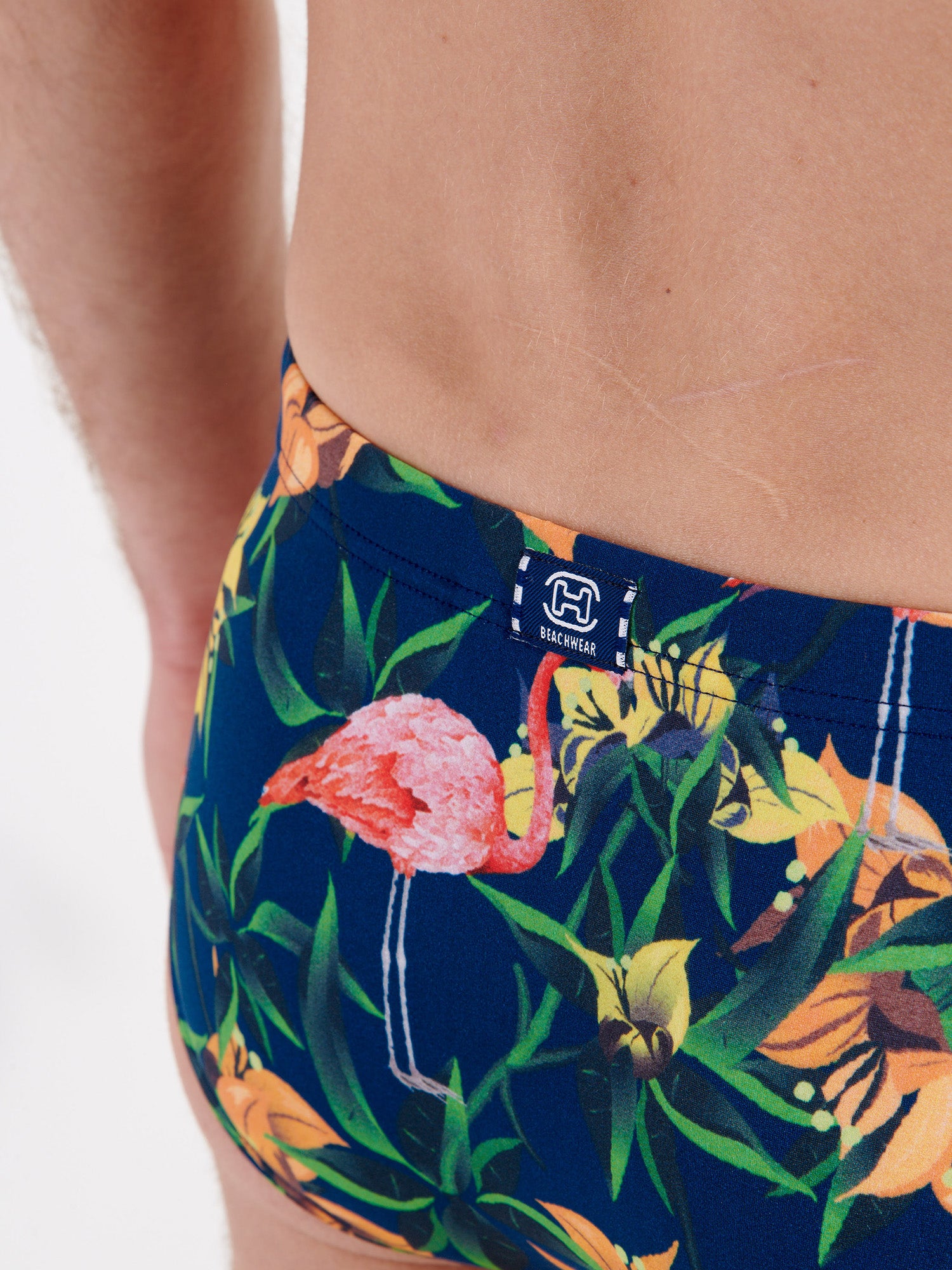 navy print / L