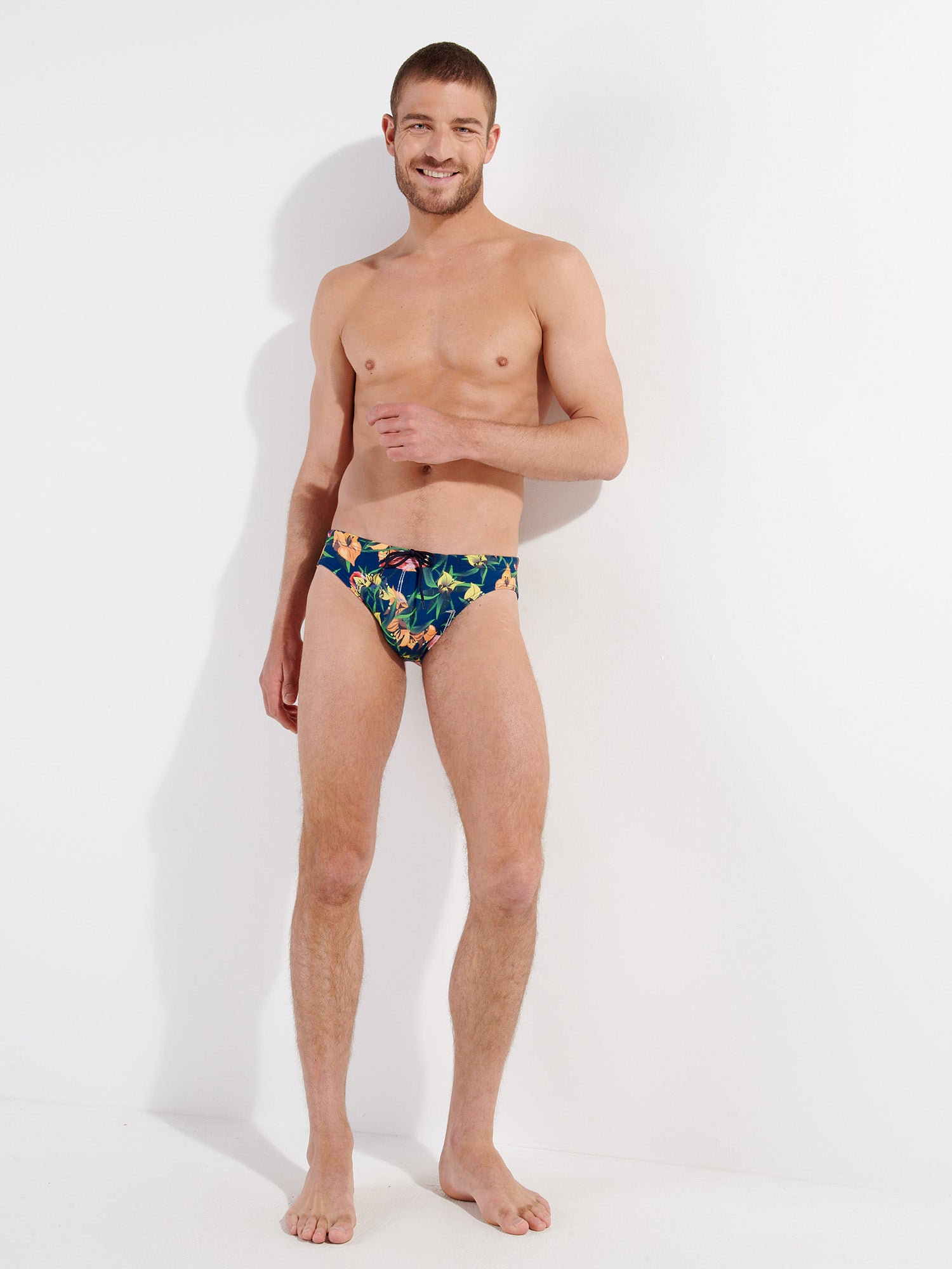 navy print / L