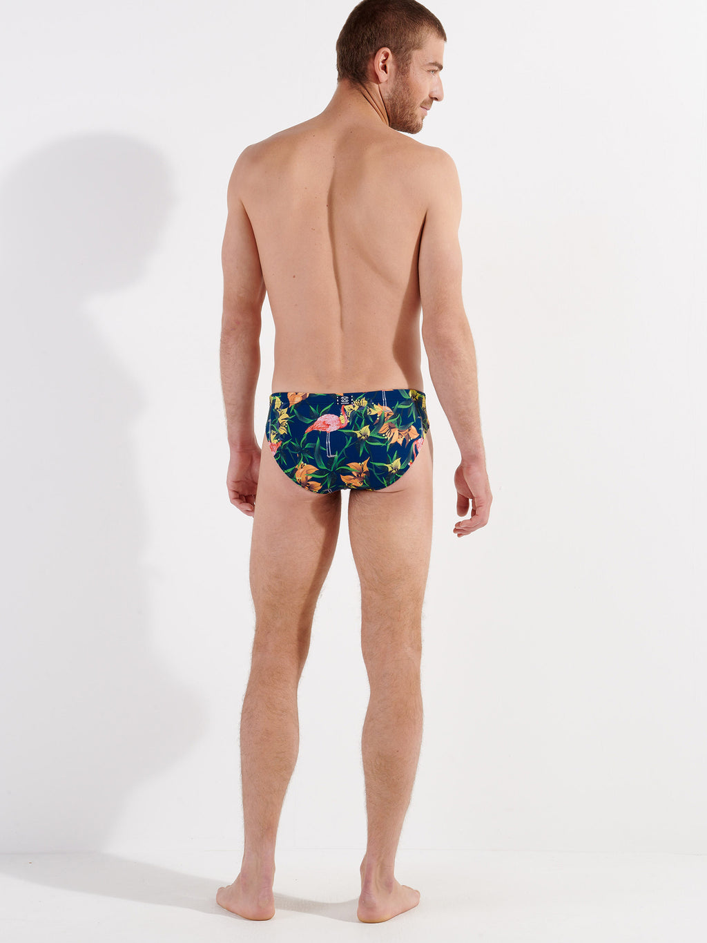 navy print / L