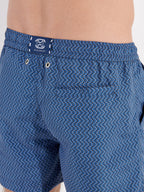 navy print / L