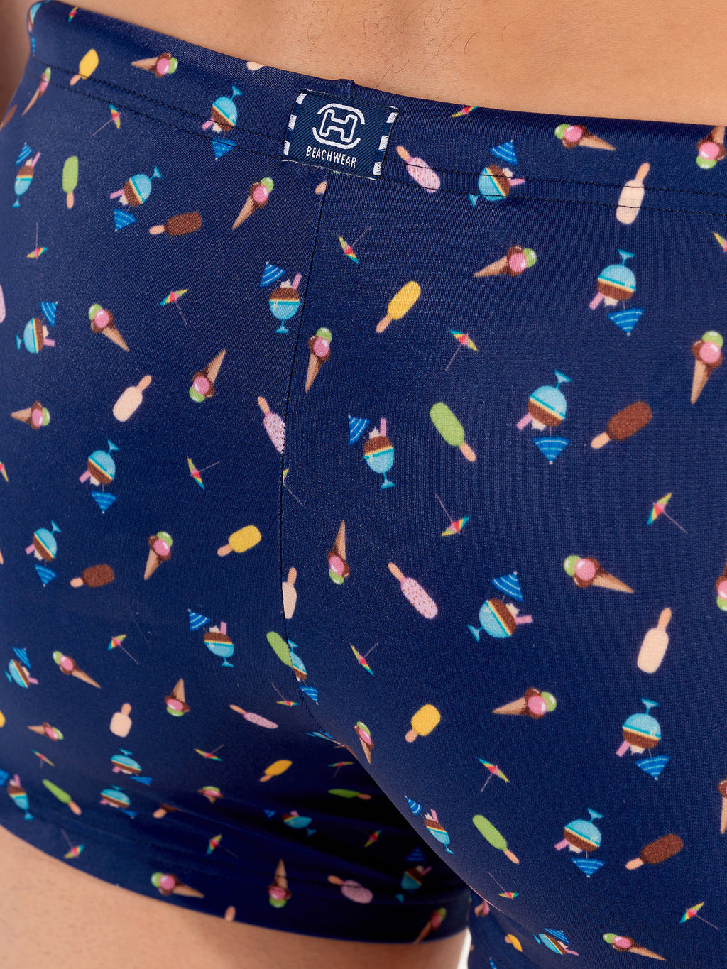 navy print / 2XL