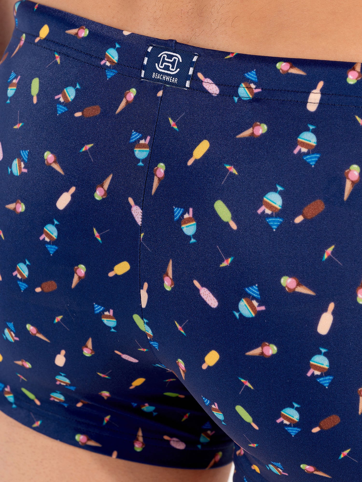 navy print / 2XL
