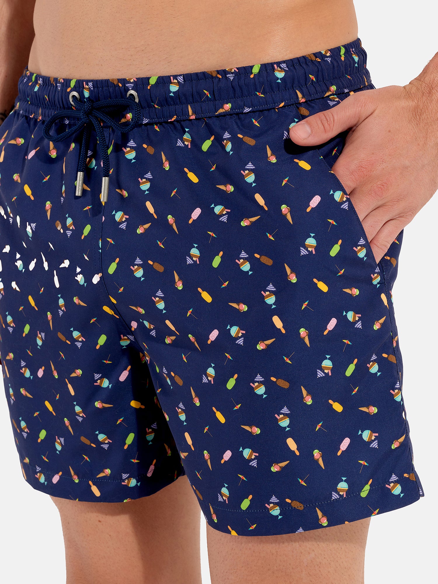 navy print / 2XL