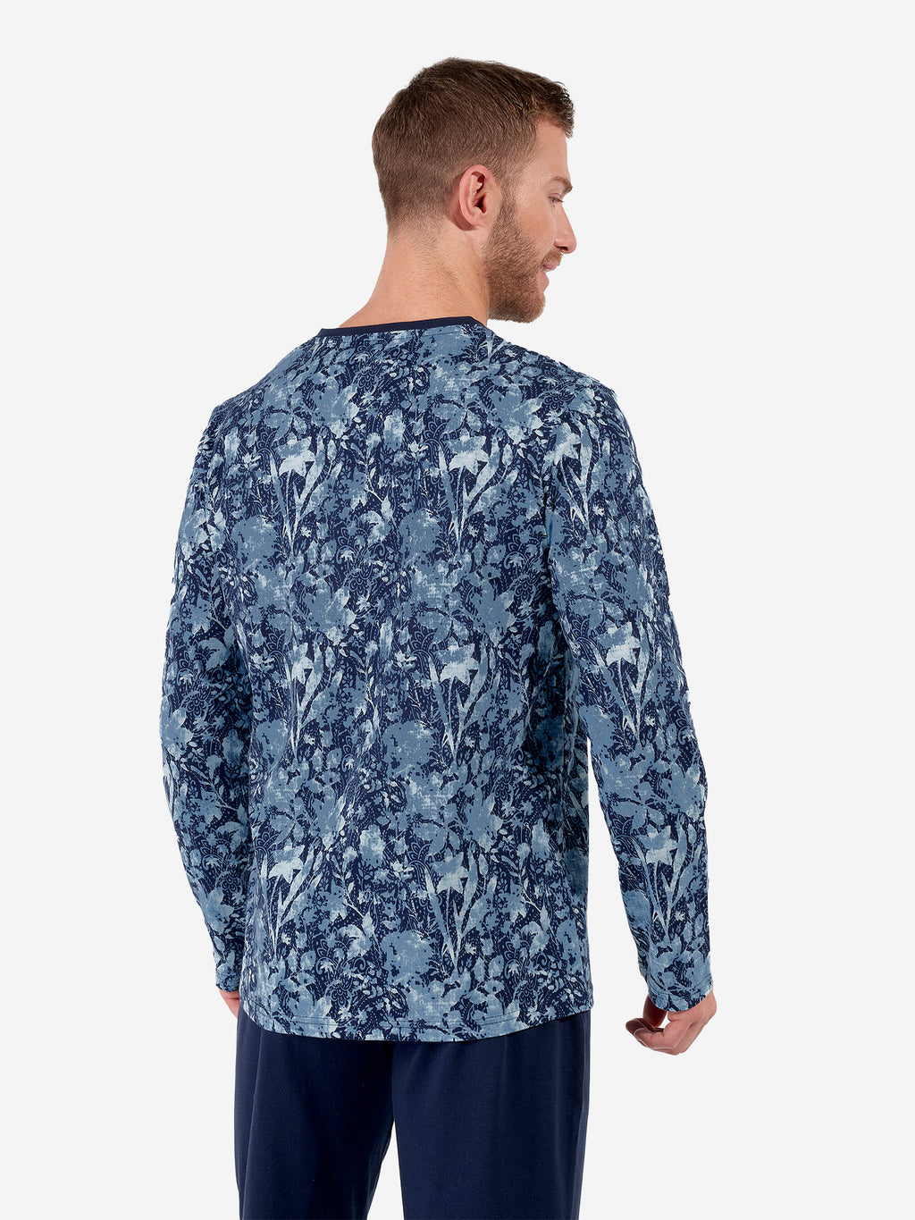 navy print / 2XL