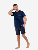 navy print / 2XL