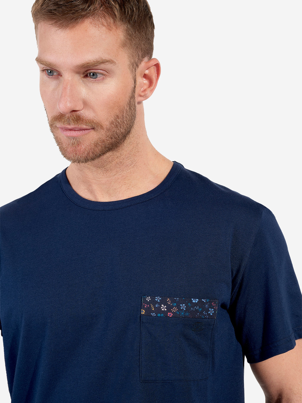 navy print / 2XL