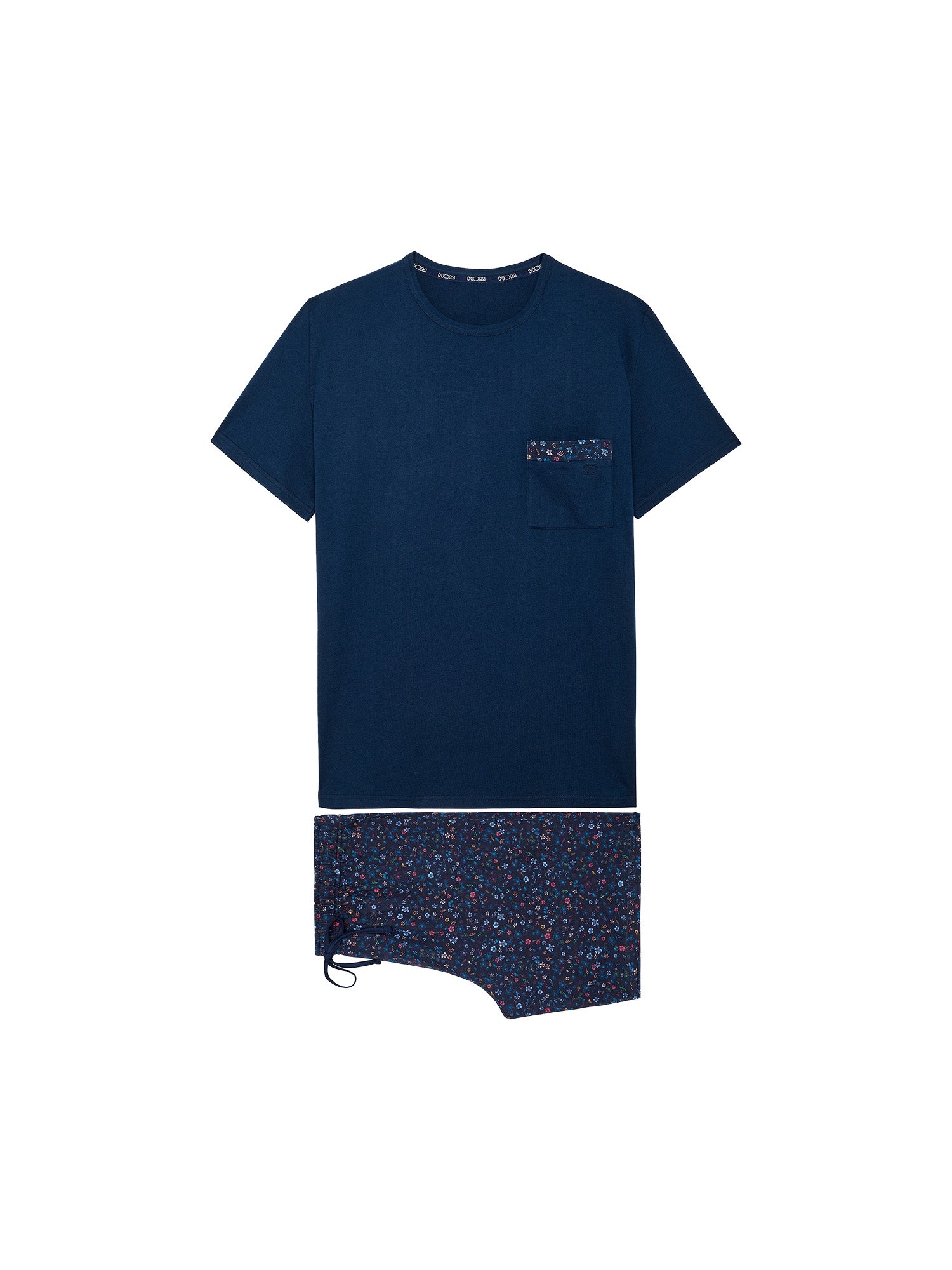 navy print / 2XL