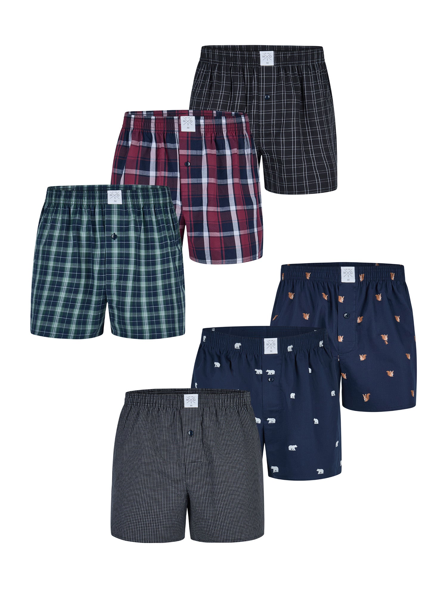 MG-1 Jungen Boxershorts Classics 6er Pack